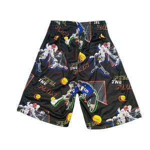 Flow Society Big Boys' Feel The Flow Lax Shorts -Black
