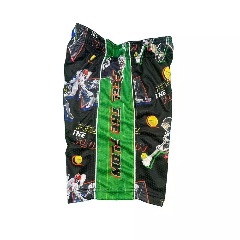 Flow Society Big Boys' Feel The Flow Lax Shorts - Black - BLACK