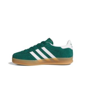 adidas Originals Gazelle Indoor "Collegiate Green/Ftwr White/Gum 2" Preschool Boys' Shoe