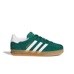 adidas Originals Gazelle Indoor "Collegiate Green/Ftwr White/Gum 2" Preschool Boys' Shoe