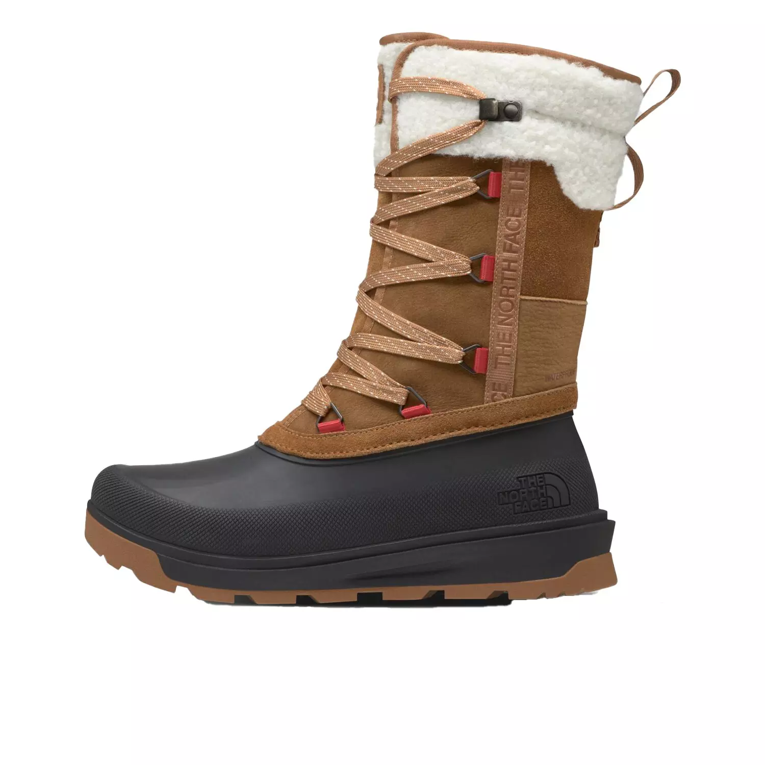 The North Face Shellista V Mid "Timber Tan/TNF Black" Women's Waterproof Boot - TAN/BLACK