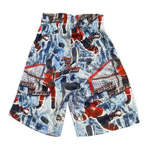 Flow Society Big Boys' Feel the Flow Hockey Shorts -Ice Blue