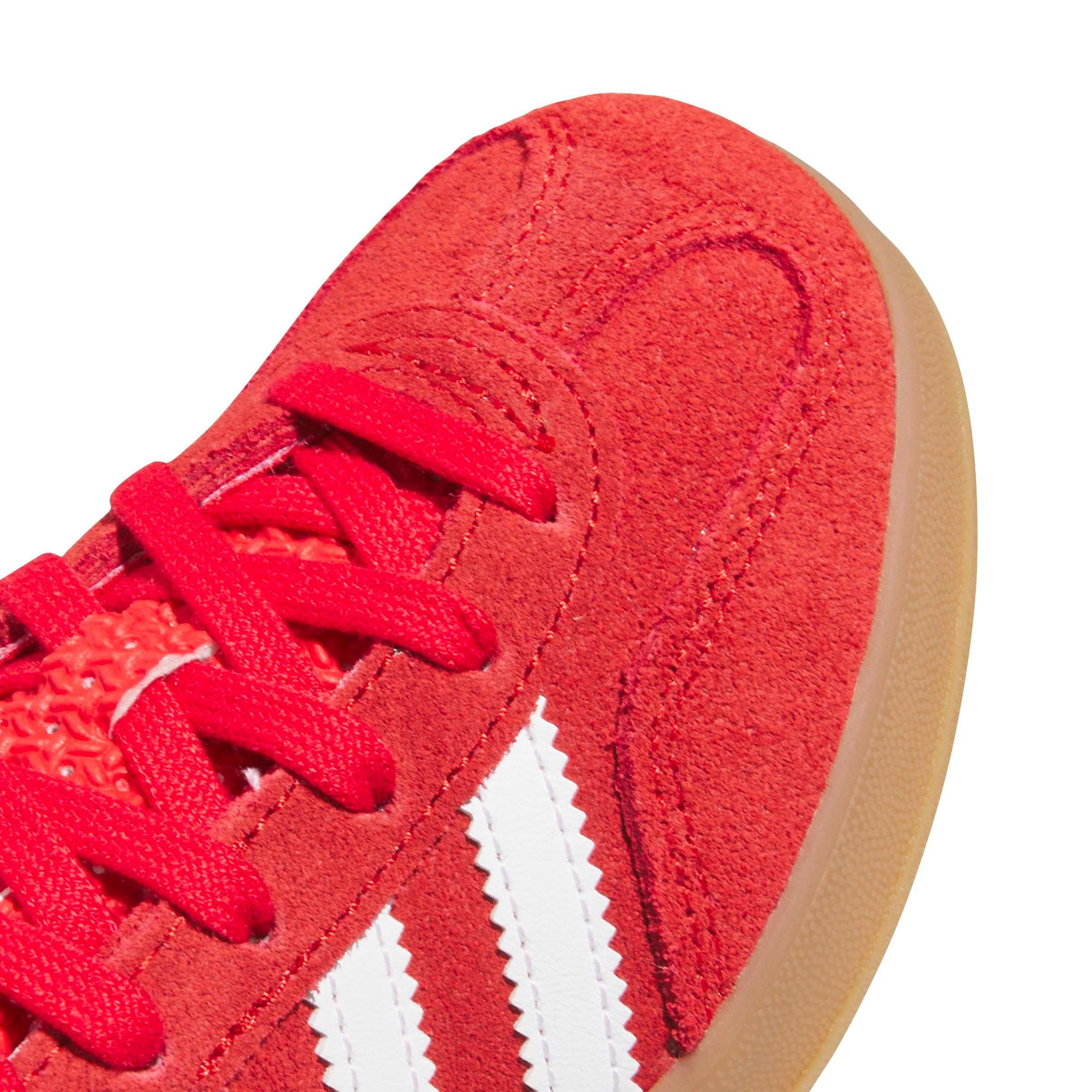 adidas Originals Gazelle Indoor "Better Scarlet/Ftwr White/Gum 2" Preschool Boys' Shoe - SCARLET/WHITE/GUM Thumbnail View 8