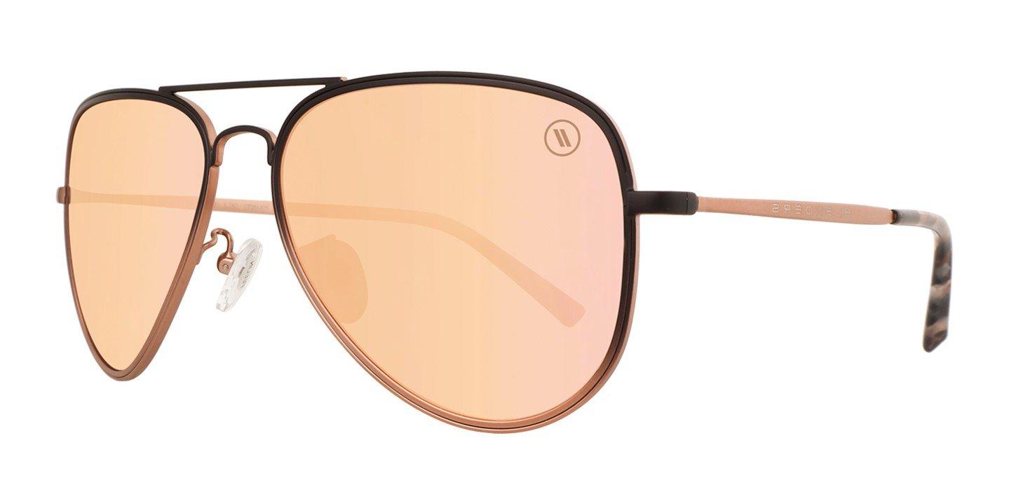 Blenders A Series Heavenly Shine Polarized Mirrored Sunglasses - BLACK/PINK Thumbnail View 3