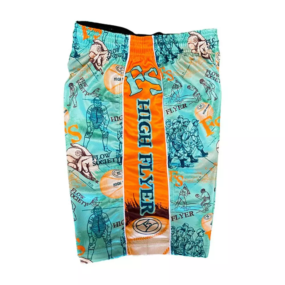 Flow Society Big Boys' Retro High Flyer Baseball Shorts -Mint - MINT