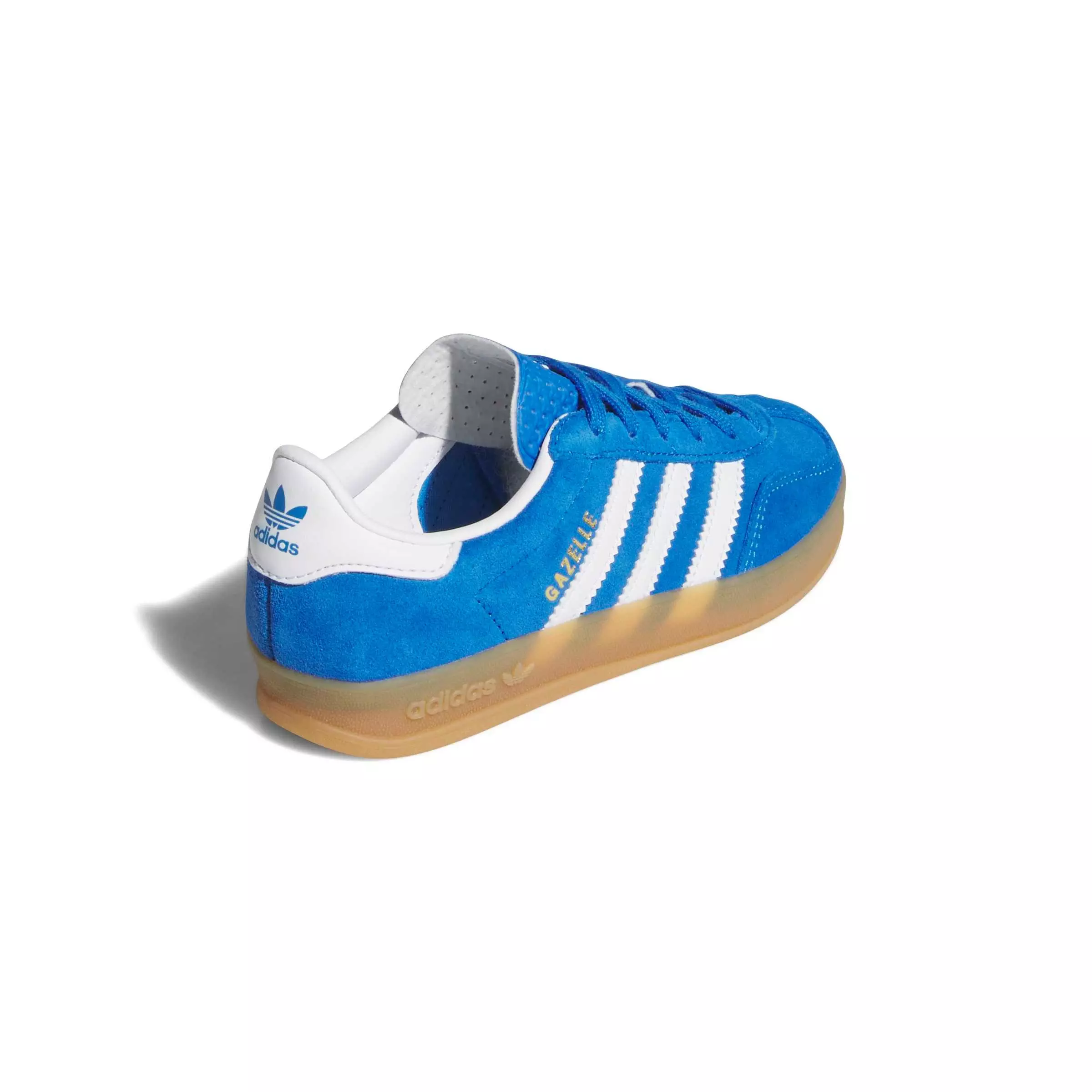 adidas Originals Gazelle Indoor "Bluebird/Ftwr White/Gum 2" Preschool Boys' Shoe - BLUEBIRD/WHITE/GUM