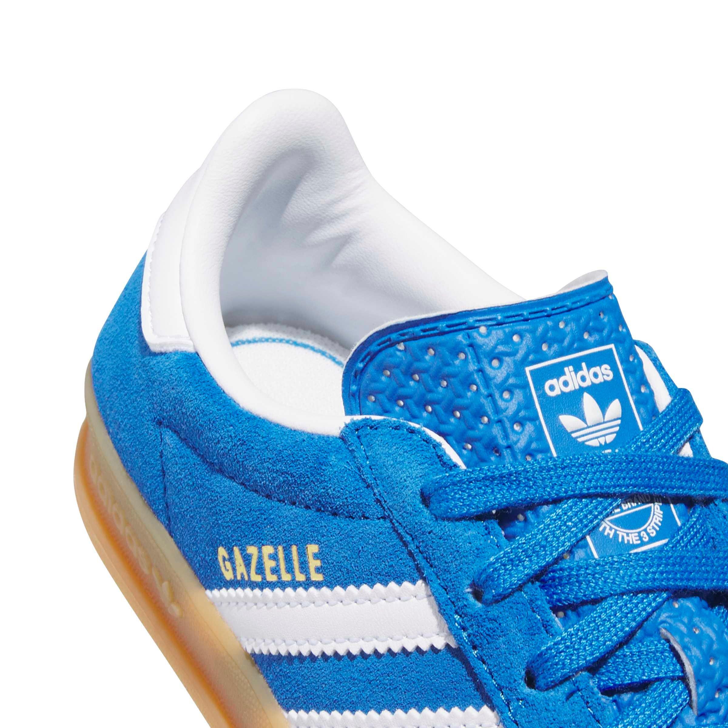 adidas Originals Gazelle Indoor "Bluebird/Ftwr White/Gum 2" Preschool Boys' Shoe - BLUEBIRD/WHITE/GUM Thumbnail View 7