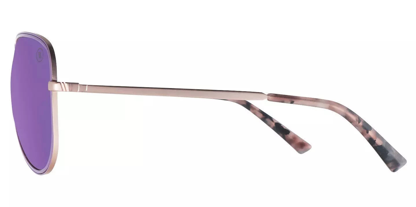 Blenders A Series Lilac Lacey Polarized Mirrored Sunglasses - PURPLE