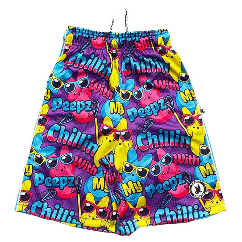 Flow Society Bunny Peepz Big Boys' Purple Attack Shorts