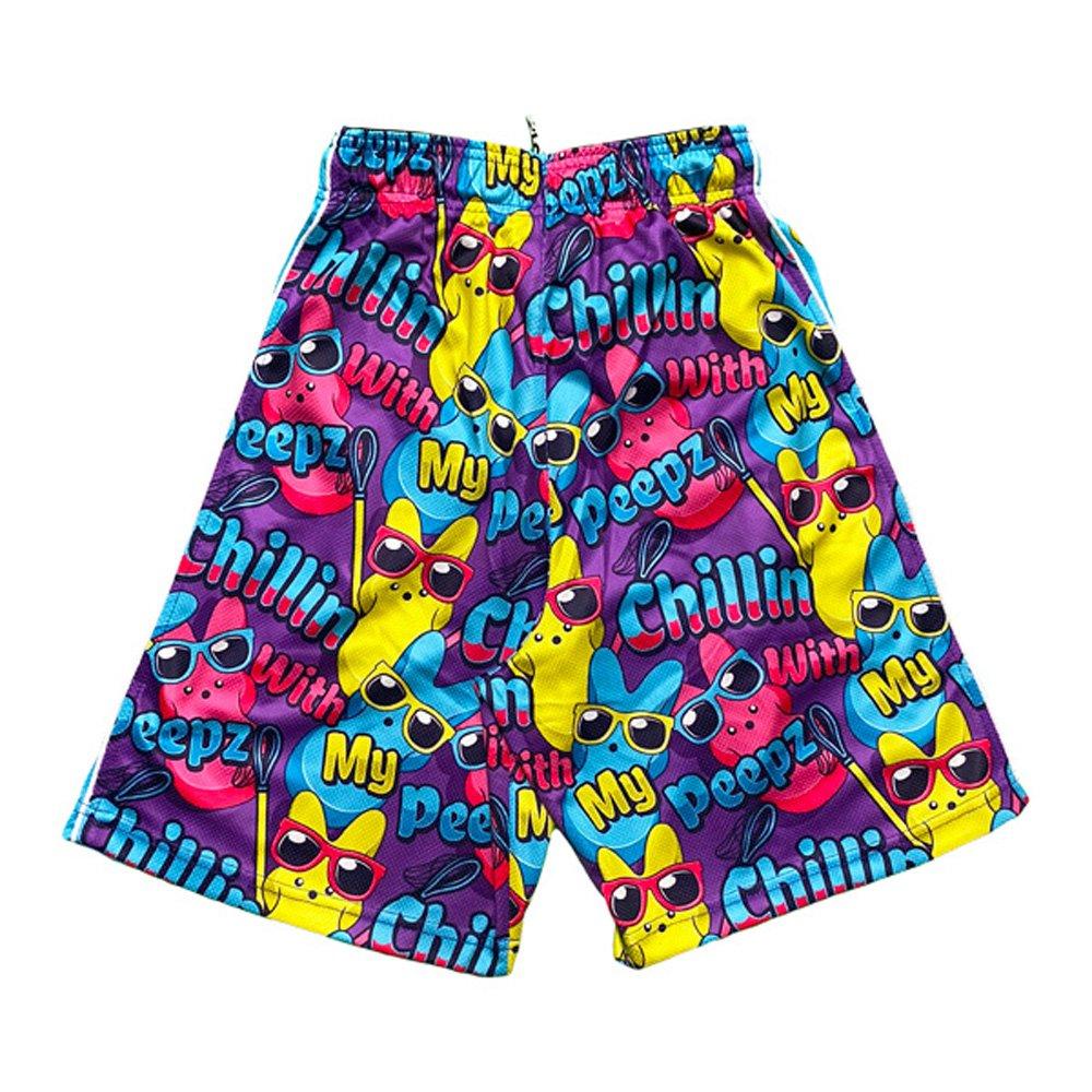 Flow Society Bunny Peepz Big Boys' Purple Attack Shorts