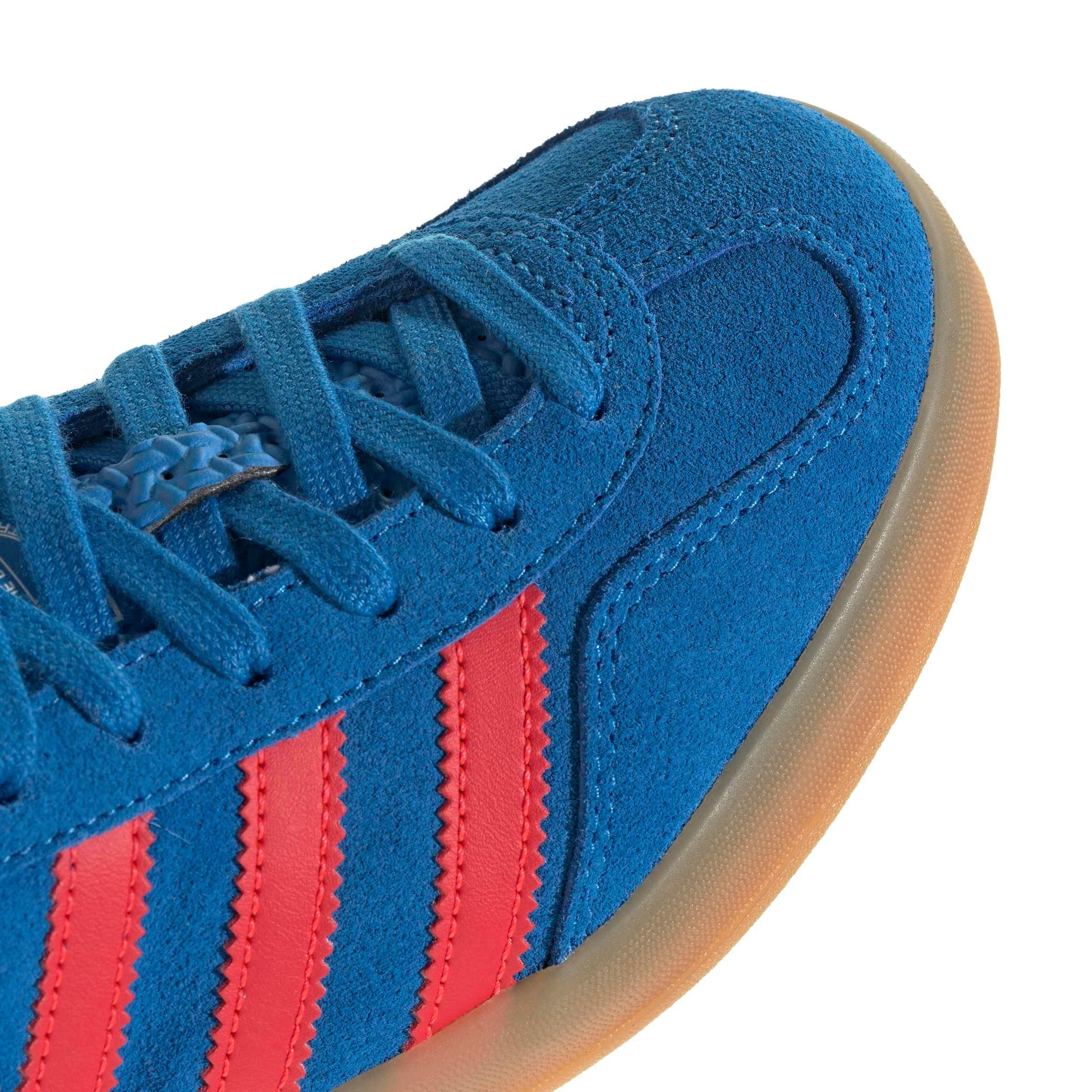 adidas Originals Gazelle Indoor "Lucid Ray Blue/Lucid Red/Gum 2" Grade School Boys' Shoe - BLUE/RED/GUM Thumbnail View 8