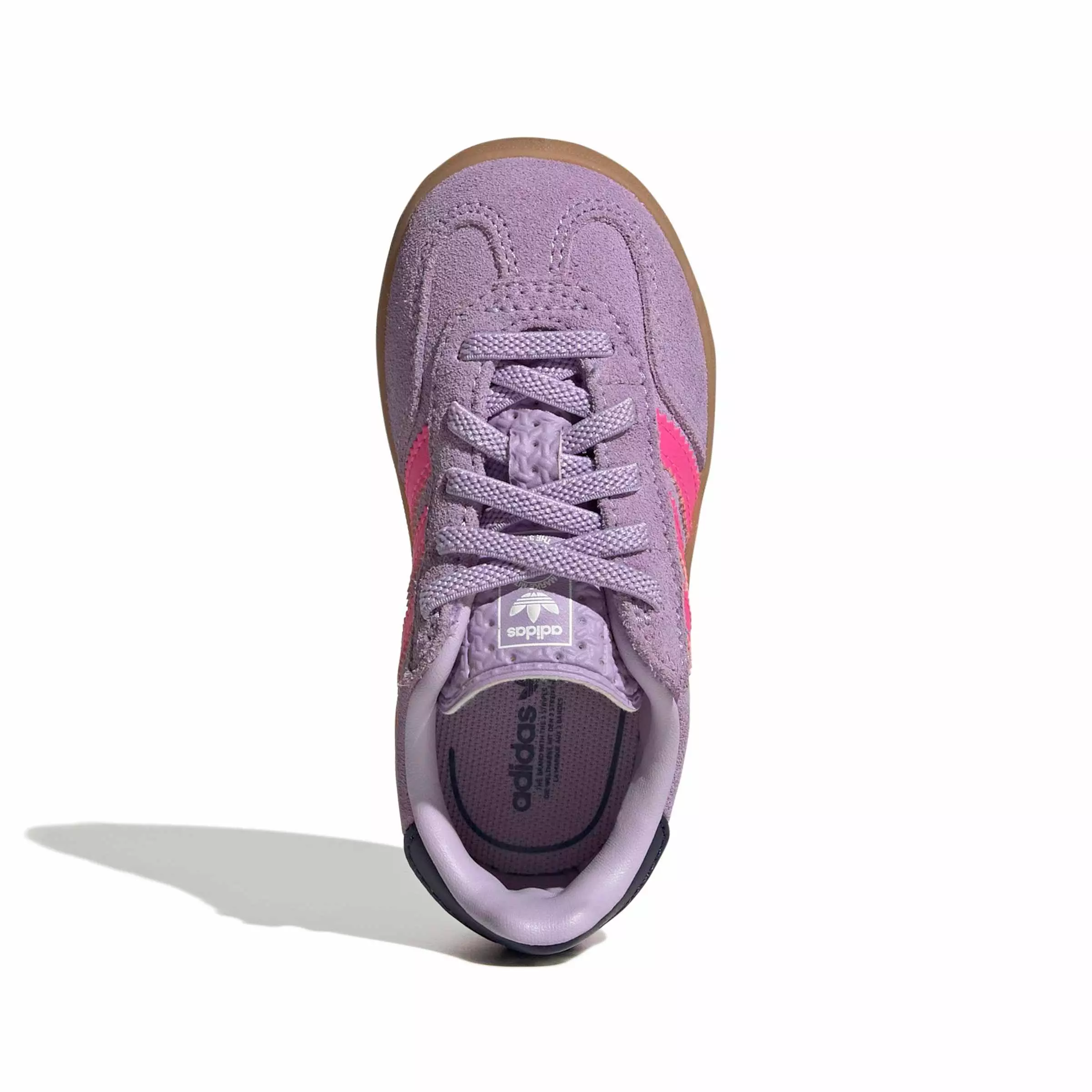 adidas Originals Gazelle Indoor CCEL "Powder Plum/Lucid Pink/Gum 2" Infant Girls' Shoe - PLUM/PINK/GUM