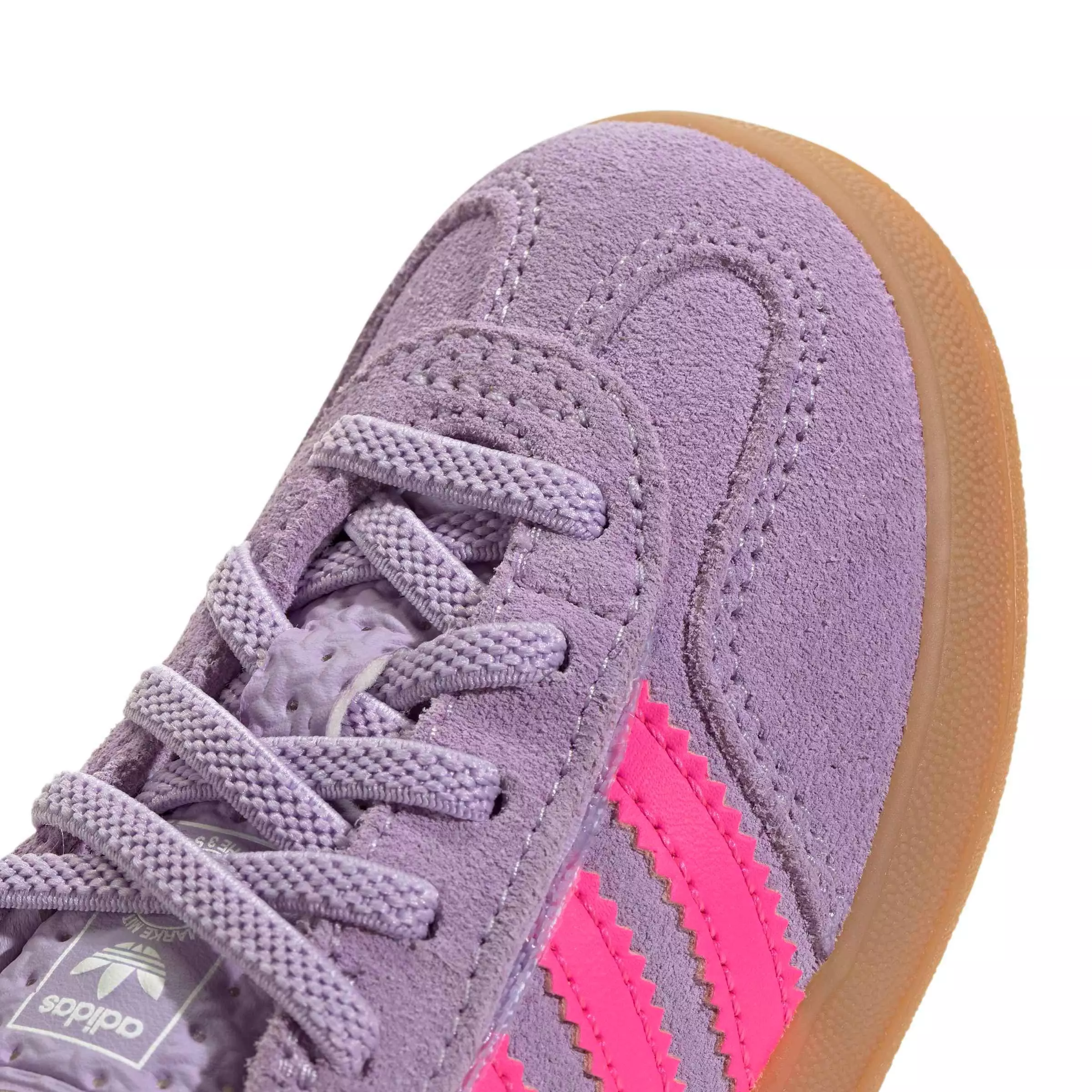 adidas Originals Gazelle Indoor CCEL "Powder Plum/Lucid Pink/Gum 2" Infant Girls' Shoe - PLUM/PINK/GUM