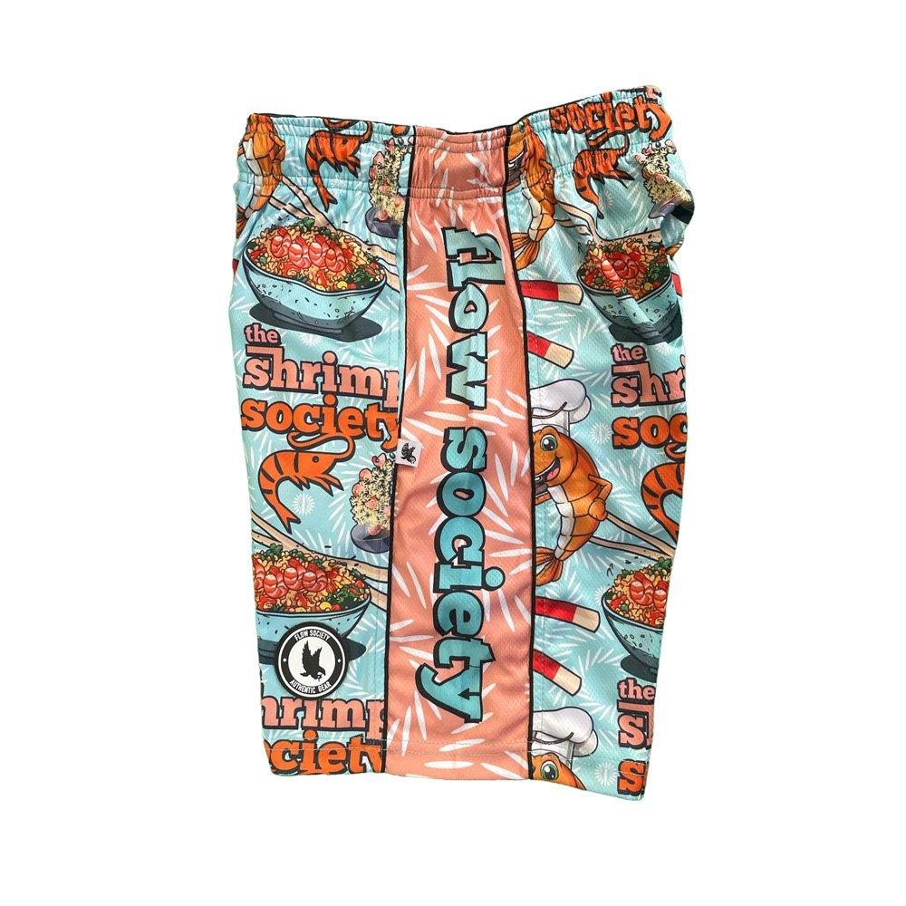 Flow Society Shrimp Fried Rice Society Big Boys' Blue Shorts