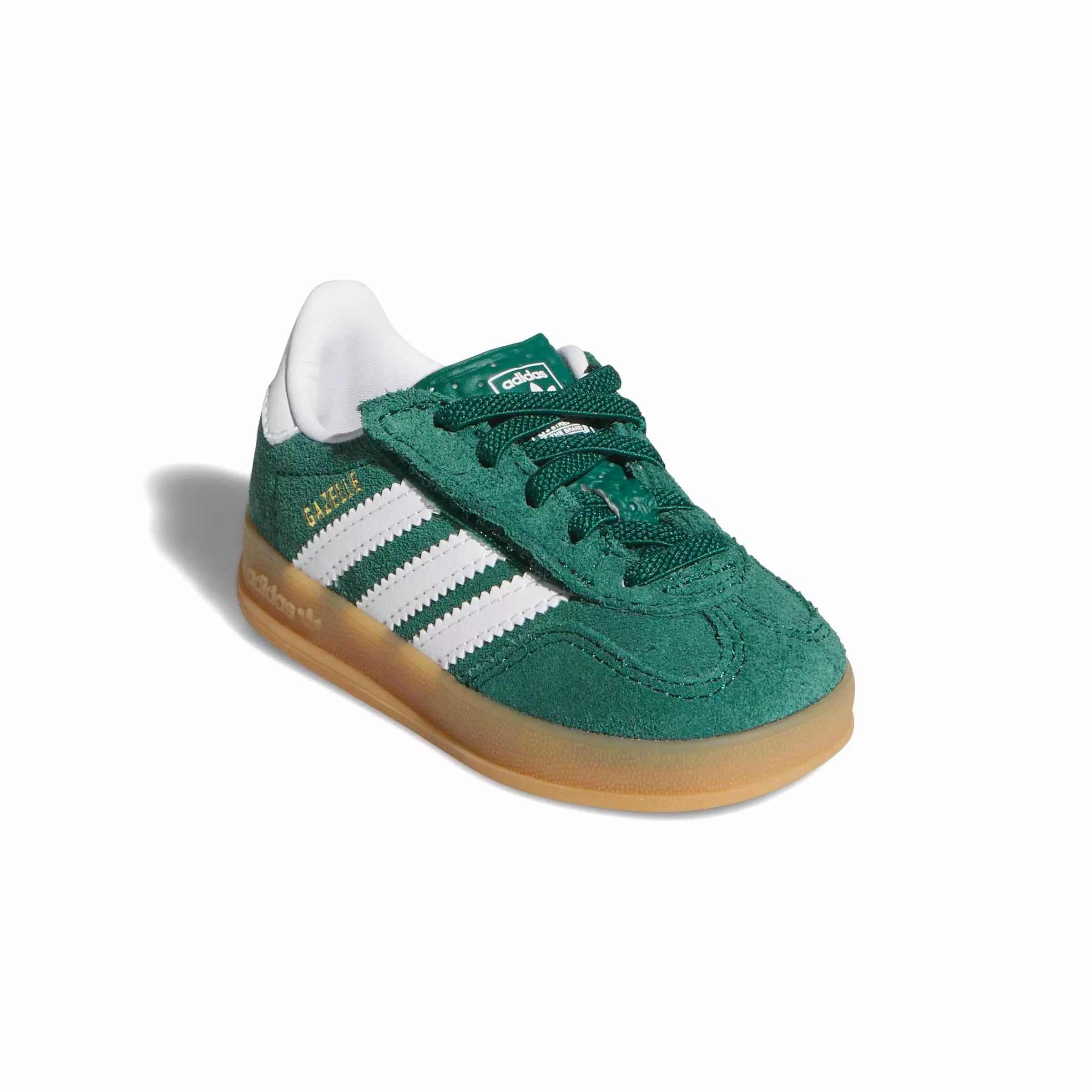 adidas Originals Gazelle Indoor CCEL "Collegiate Green/Ftwr White/Gum 2" Infant Boys' Shoe - GREEN/WHITE/GUM