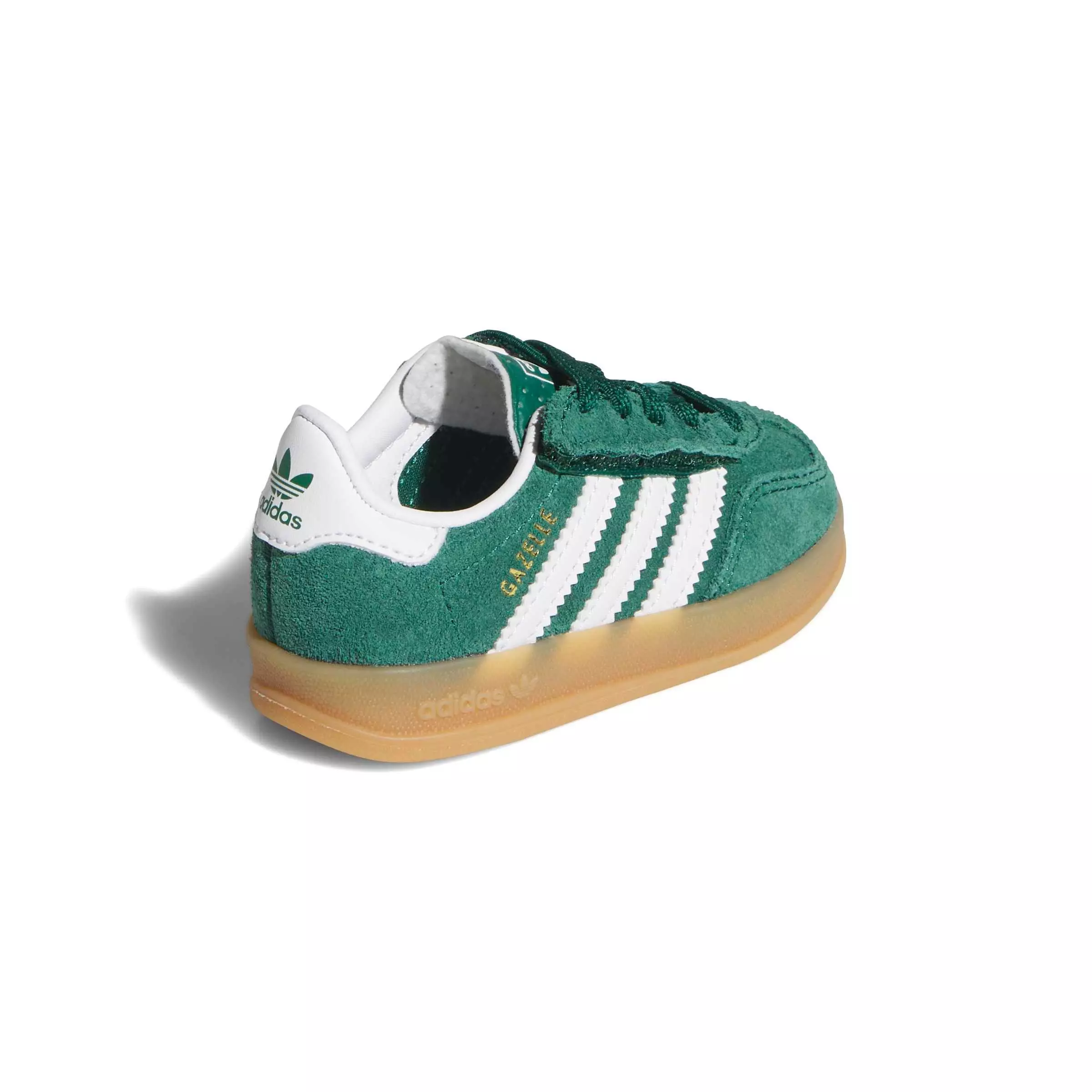adidas Originals Gazelle Indoor CCEL "Collegiate Green/Ftwr White/Gum 2" Infant Boys' Shoe - GREEN/WHITE/GUM