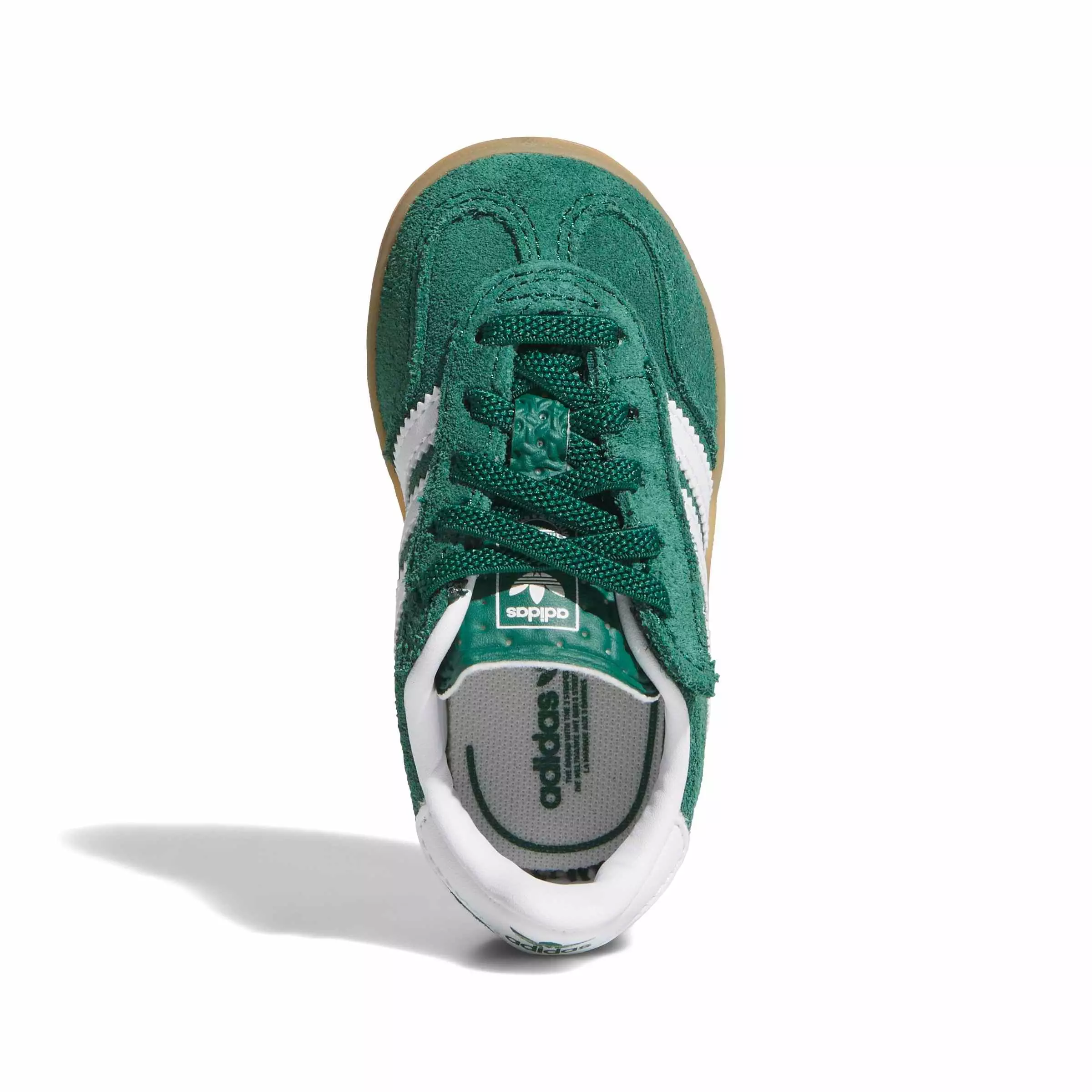 adidas Originals Gazelle Indoor CCEL "Collegiate Green/Ftwr White/Gum 2" Infant Boys' Shoe - GREEN/WHITE/GUM