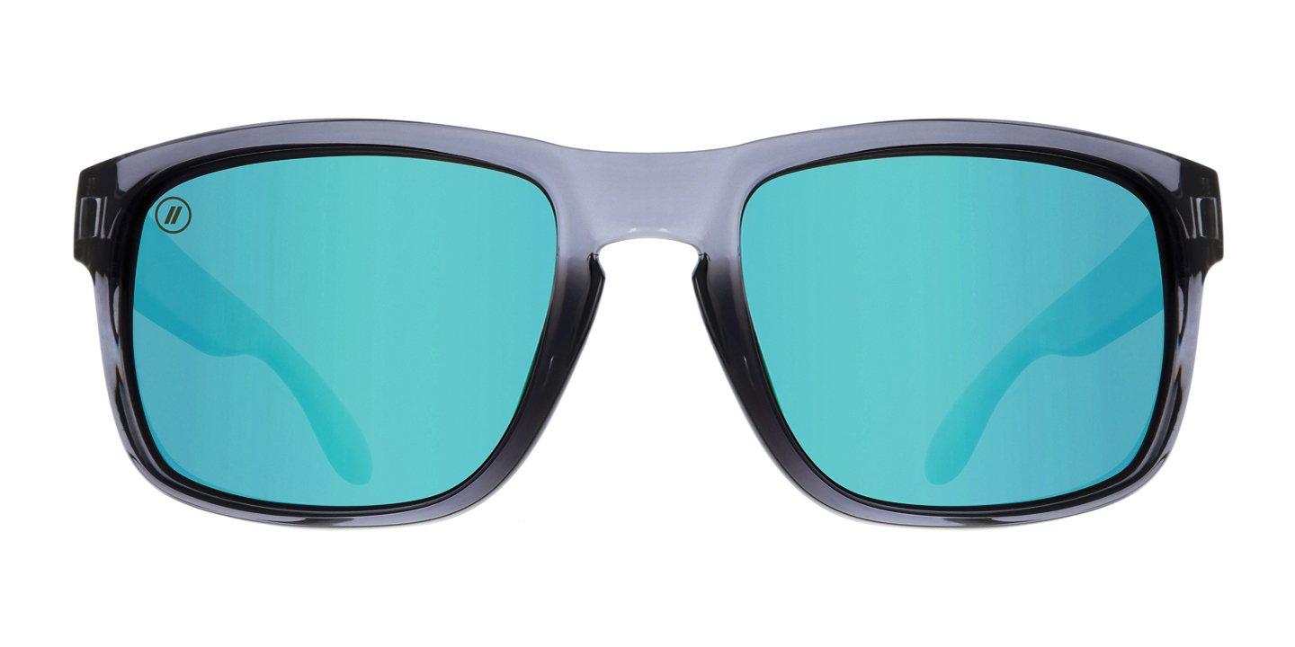 Blenders Canyon North Point Blue Polarized Mirrored Sunglasses - BLUE Thumbnail View 4