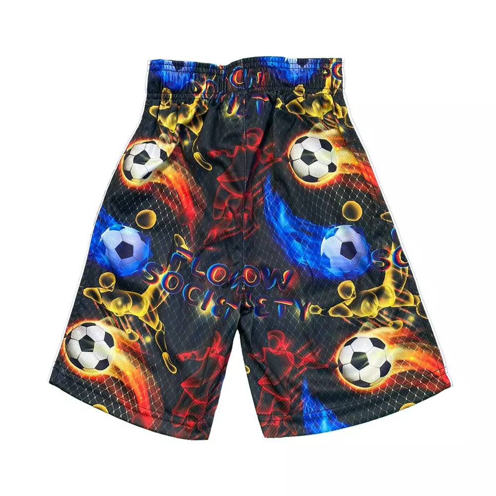 Flow Society Big Boys' Soccer Nets Shorts -Black - BLACK