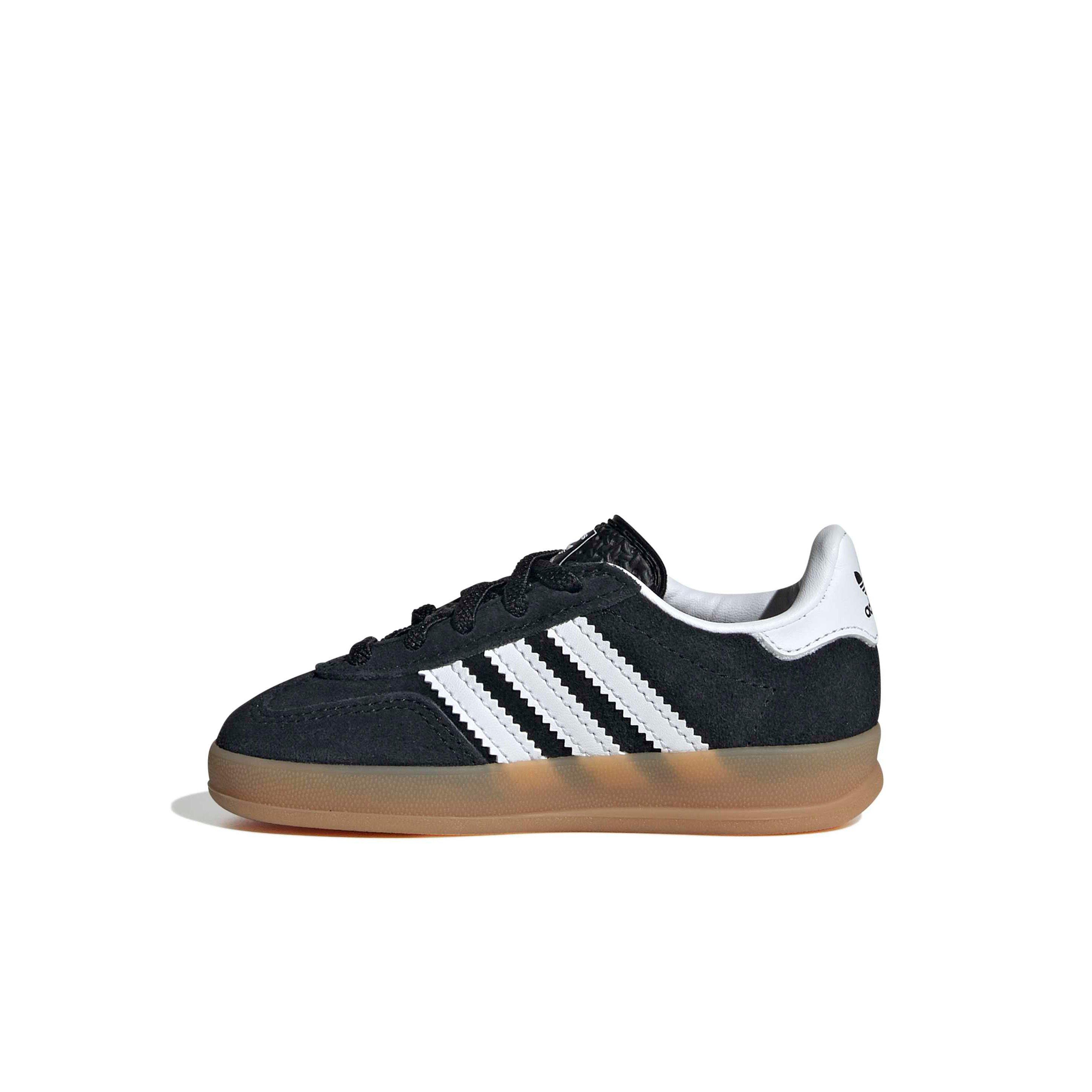 adidas Originals Gazelle Indoor CCEL "Core Black/Ftwr White/Gum 2" Infant Boys' Shoe - BLACK/WHITE/GUM Thumbnail View 2