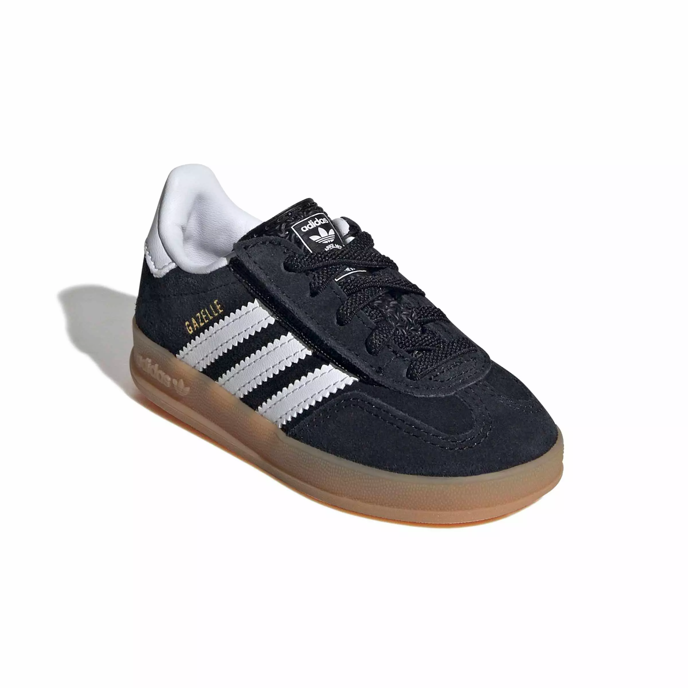 adidas Originals Gazelle Indoor CCEL "Core Black/Ftwr White/Gum 2" Infant Boys' Shoe - BLACK/WHITE/GUM
