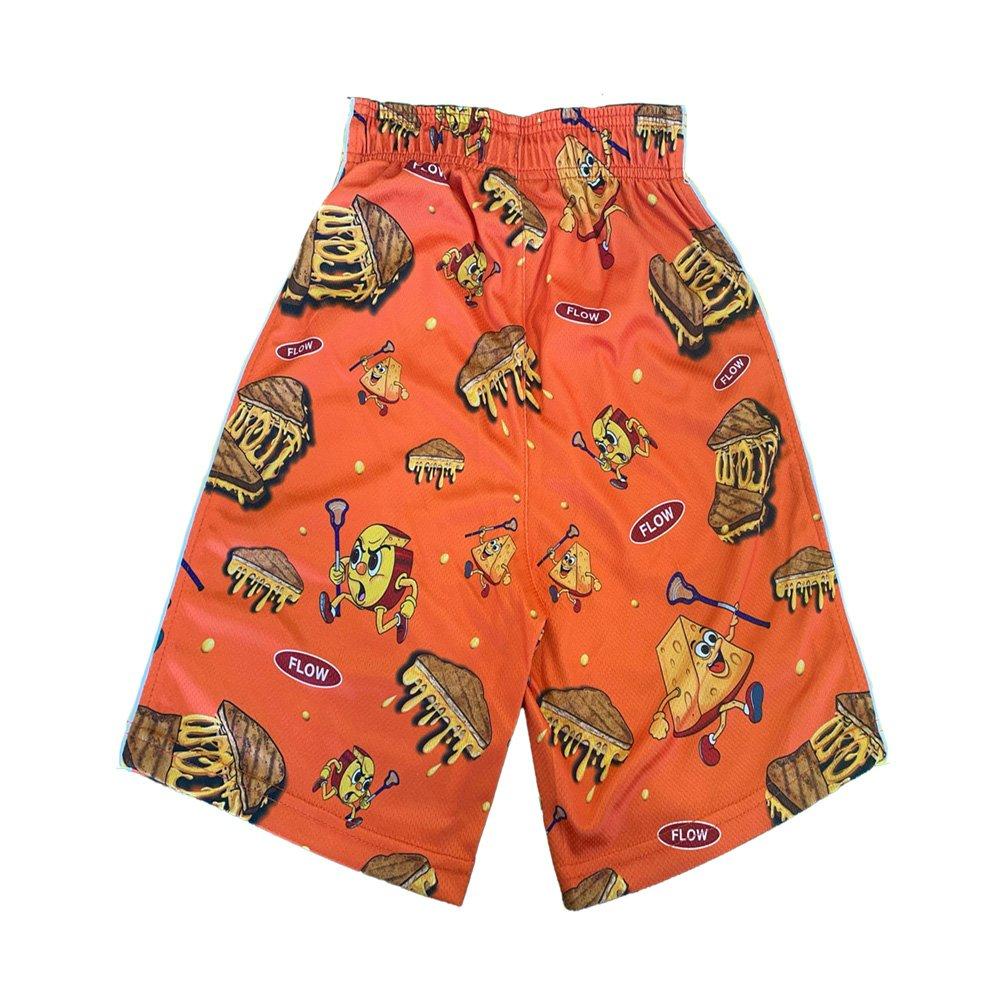 Flow Society Grilled Cheese Lax Big Boys' Orange Shorts