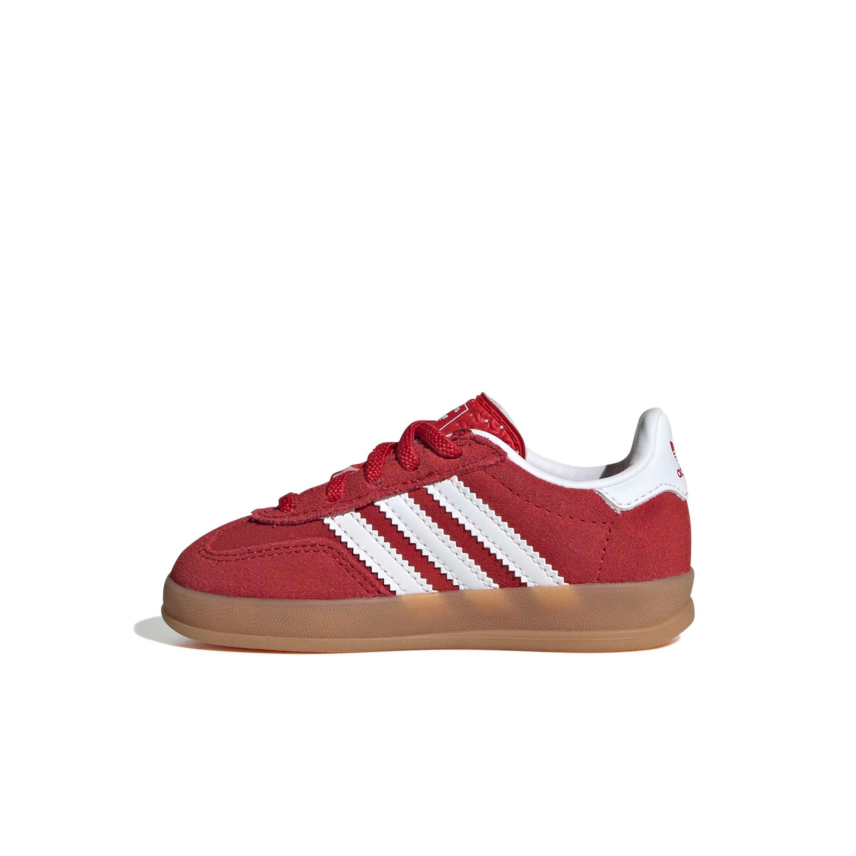 adidas Originals Gazelle Indoor CCEL "Better Scarlet/Ftwr White/Gum 2" Infant Boys' Shoe - SCARLET/WHITE/GUM Thumbnail View 2