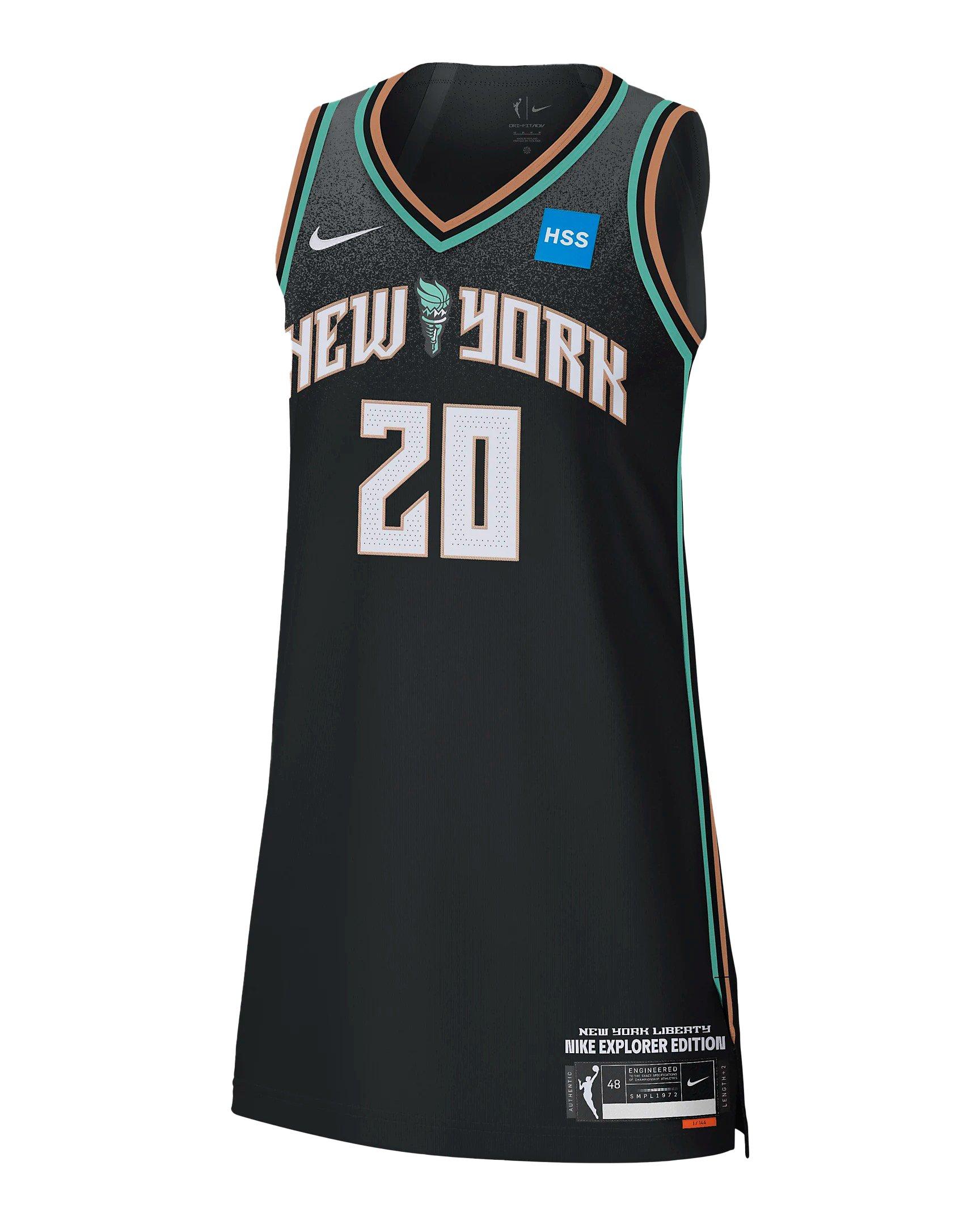 Nike Women s New York Sabrina Ionescu WNBA Explorer Jersey Black