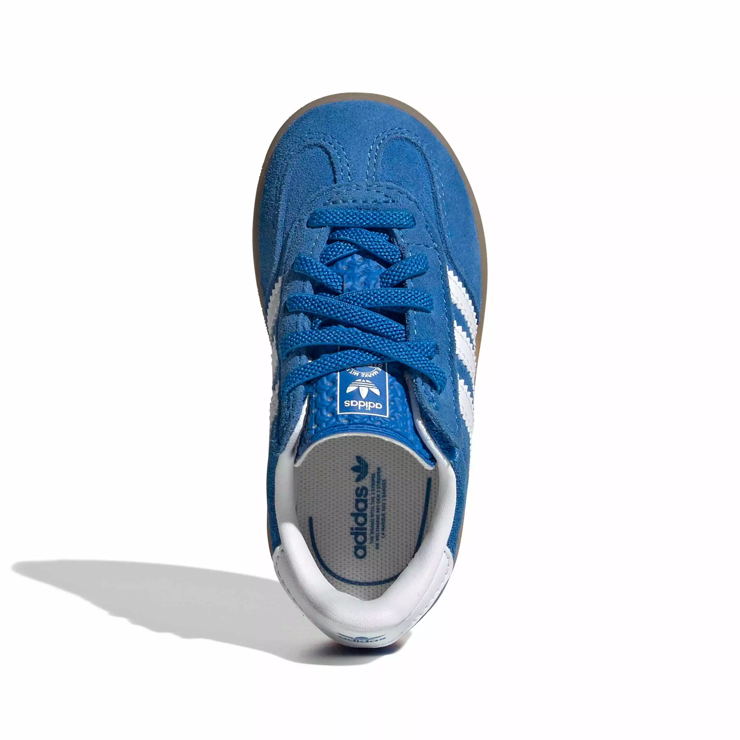 adidas Originals Gazelle Indoor CCEL "Bluebird/Ftwr White/Gum 2" Infant Boys' Shoe - BLUEBIRD/WHITE/GUM