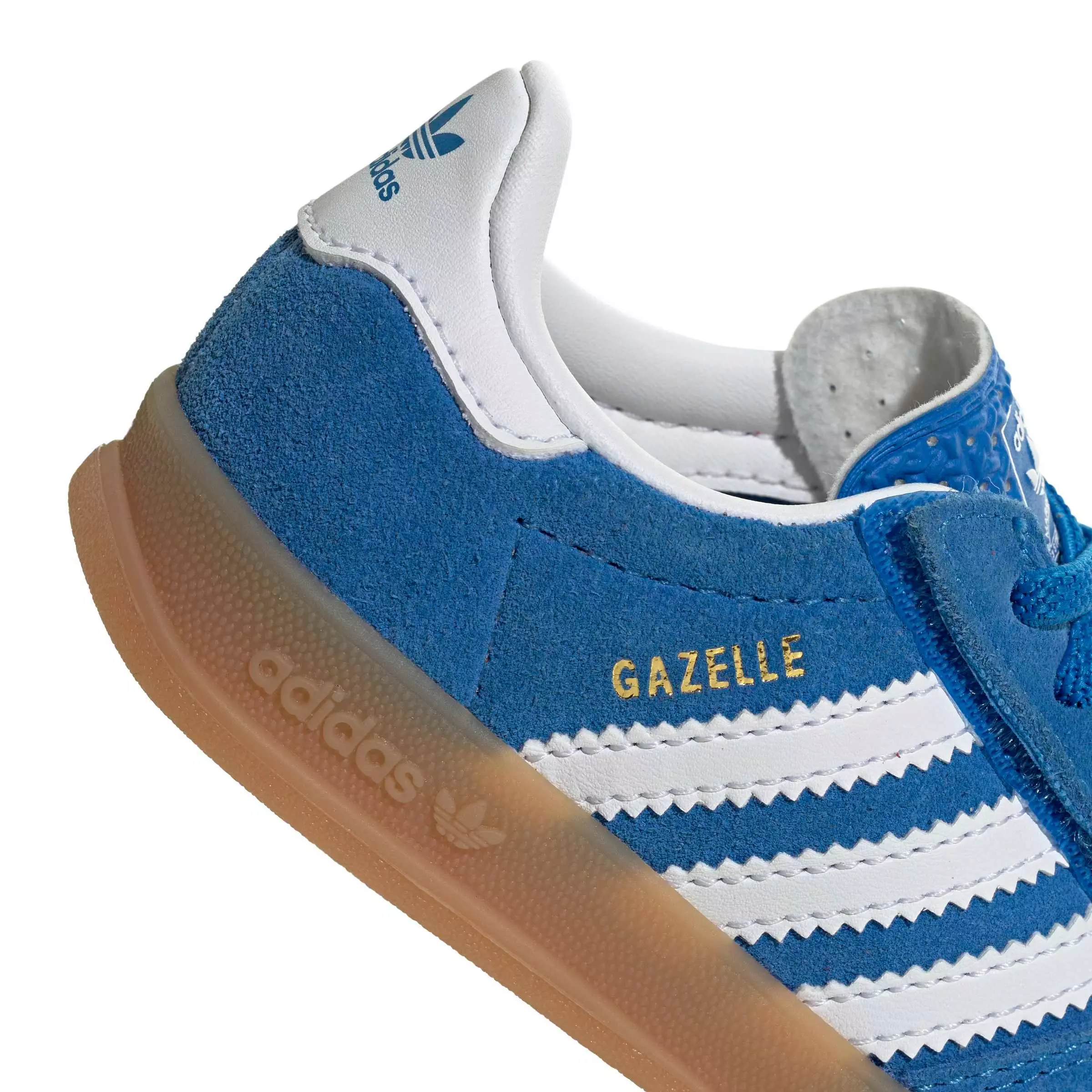 adidas Originals Gazelle Indoor CCEL "Bluebird/Ftwr White/Gum 2" Infant Boys' Shoe - BLUEBIRD/WHITE/GUM