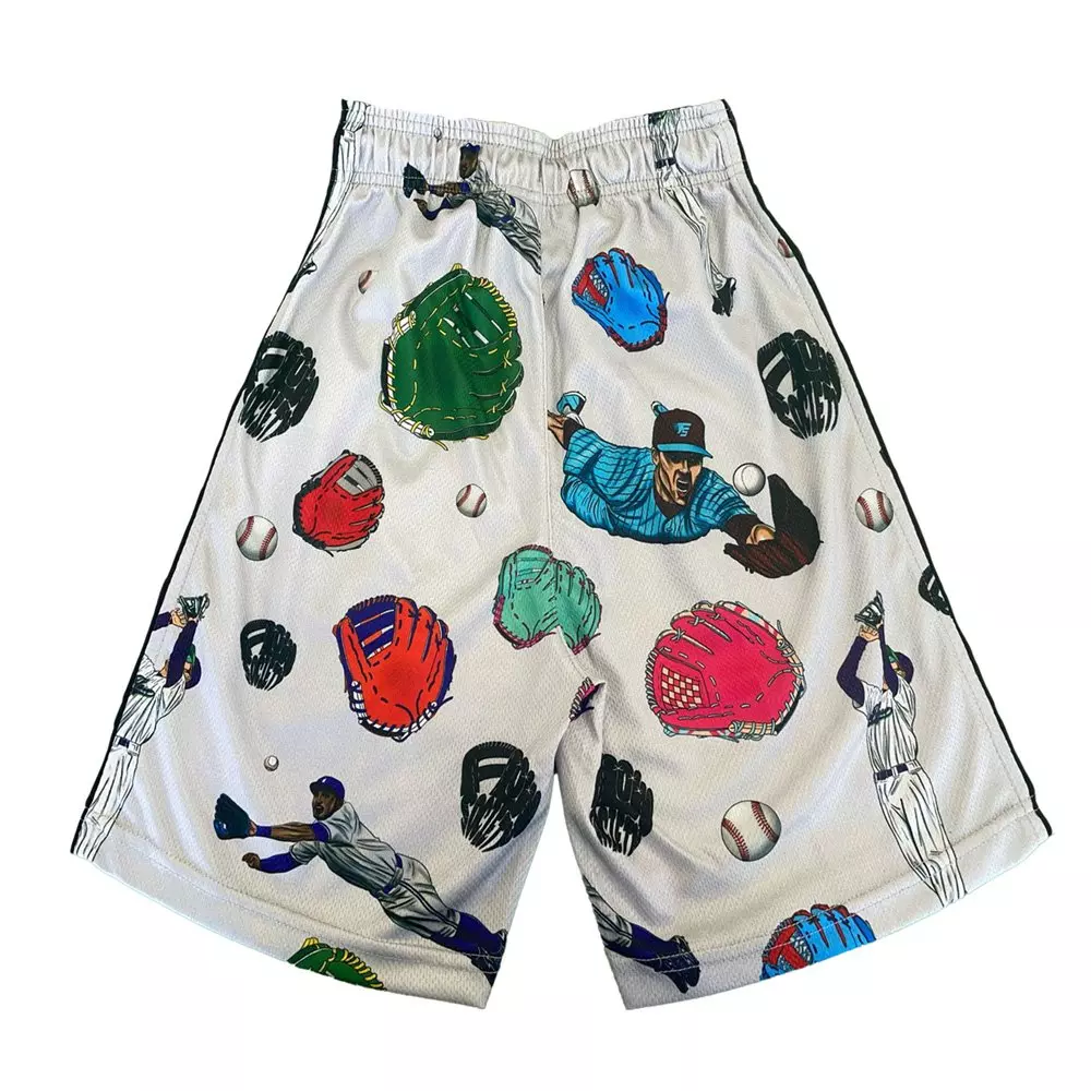 Flow Society Big Boys' Baseball Gloves Shorts -Grey - GREY