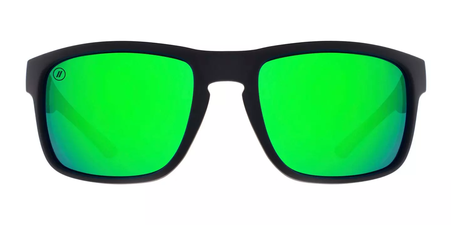 Blenders Canyon Celtic Light Polarized Mirrored Sunglasses - GREEN