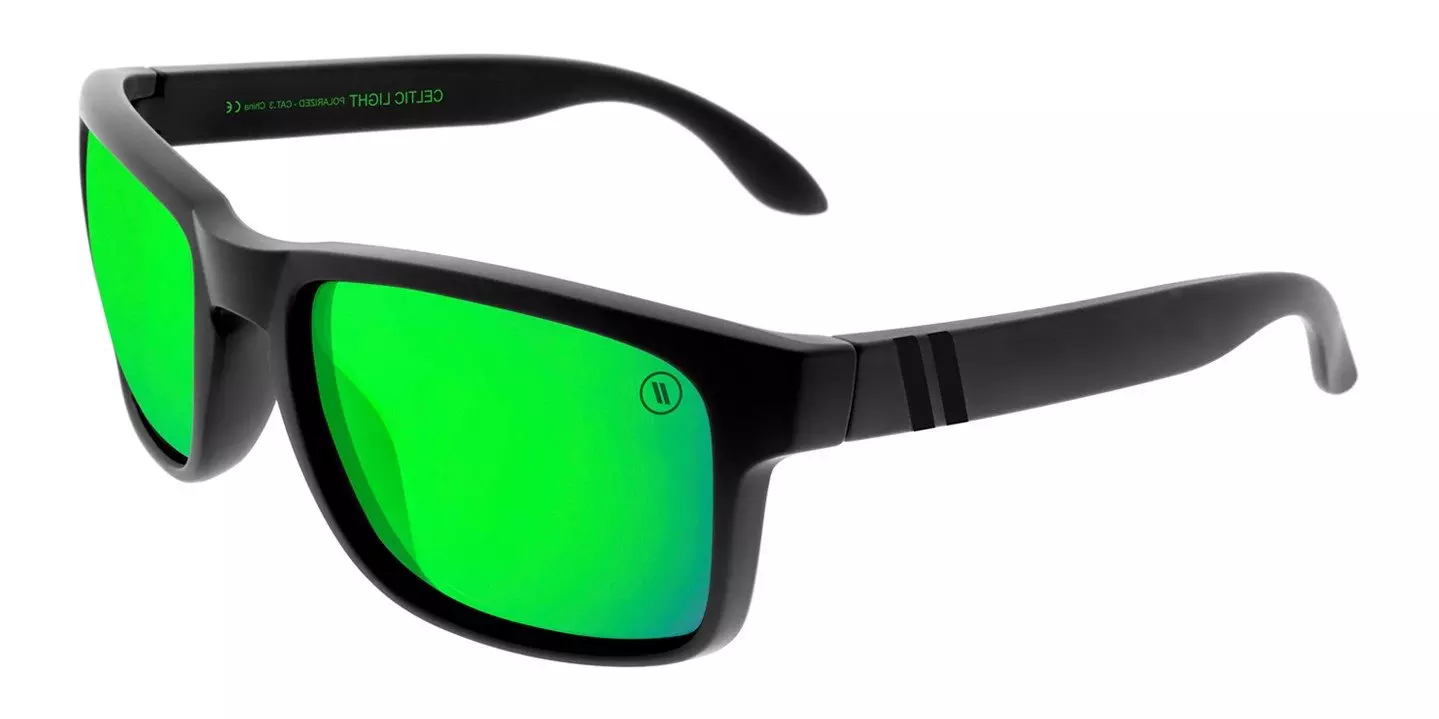 Blenders Canyon Celtic Light Polarized Mirrored Sunglasses - GREEN