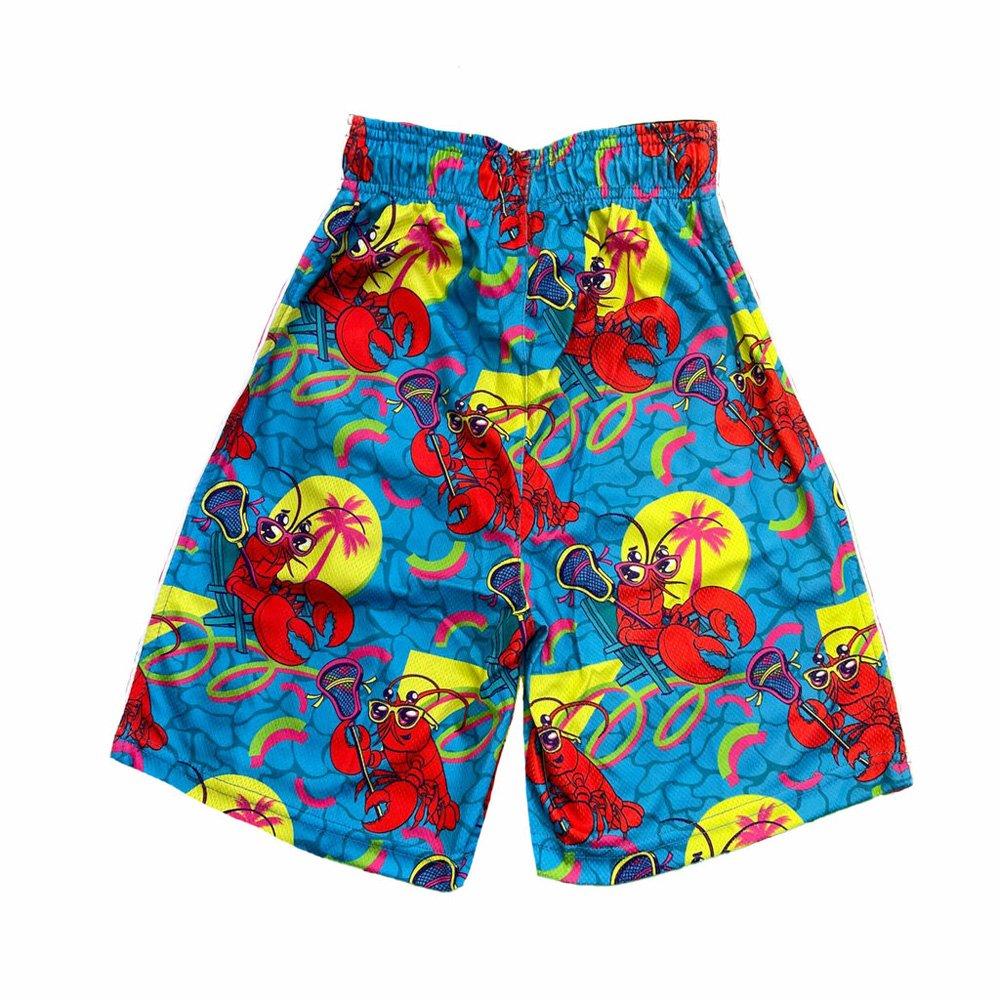Flow Society Lobster Lax Big Boys' Blue Shorts