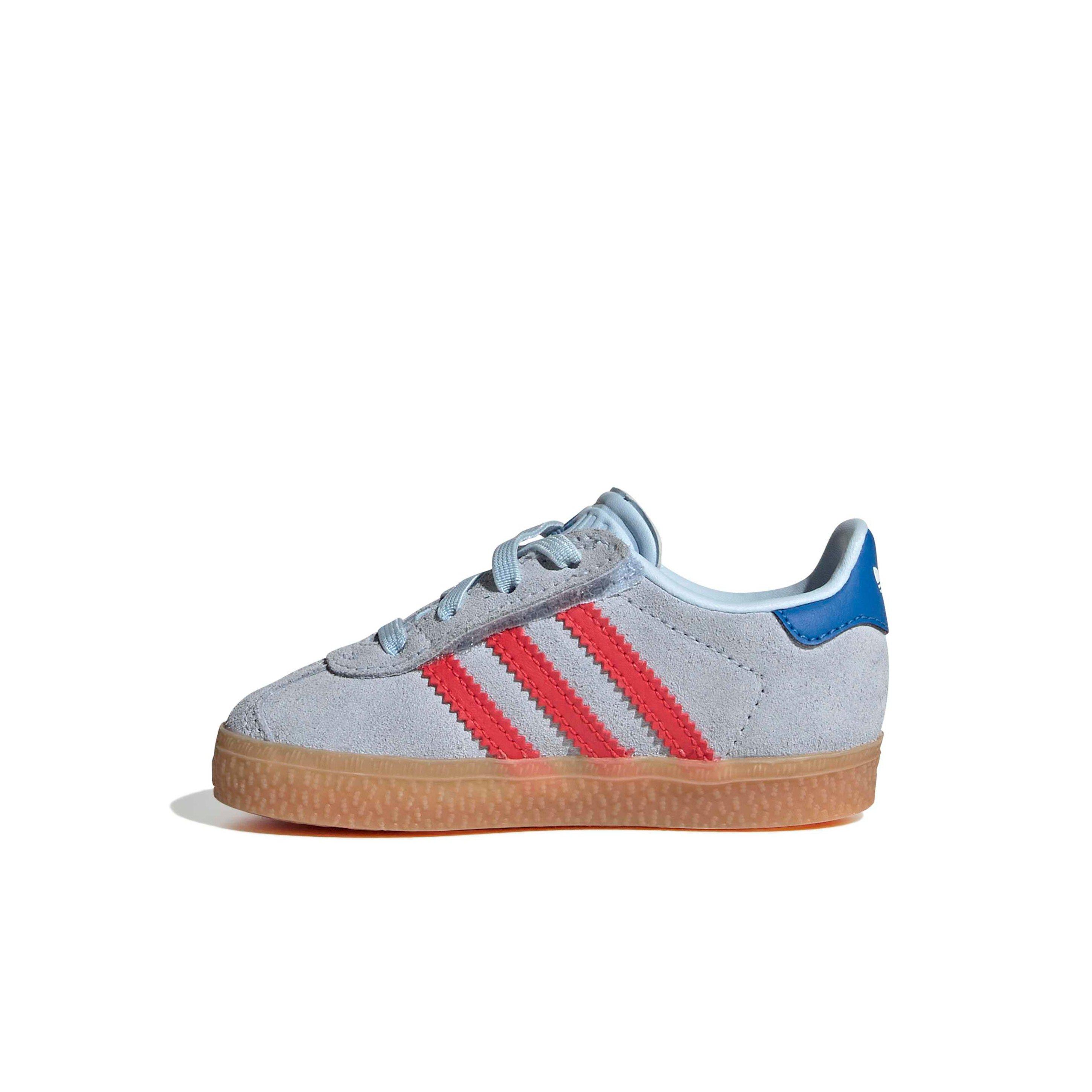 adidas Originals Gazelle CCEL Infant Boys' "Crystal Sky/Semi Lucid Red/Bluebird" Shoe