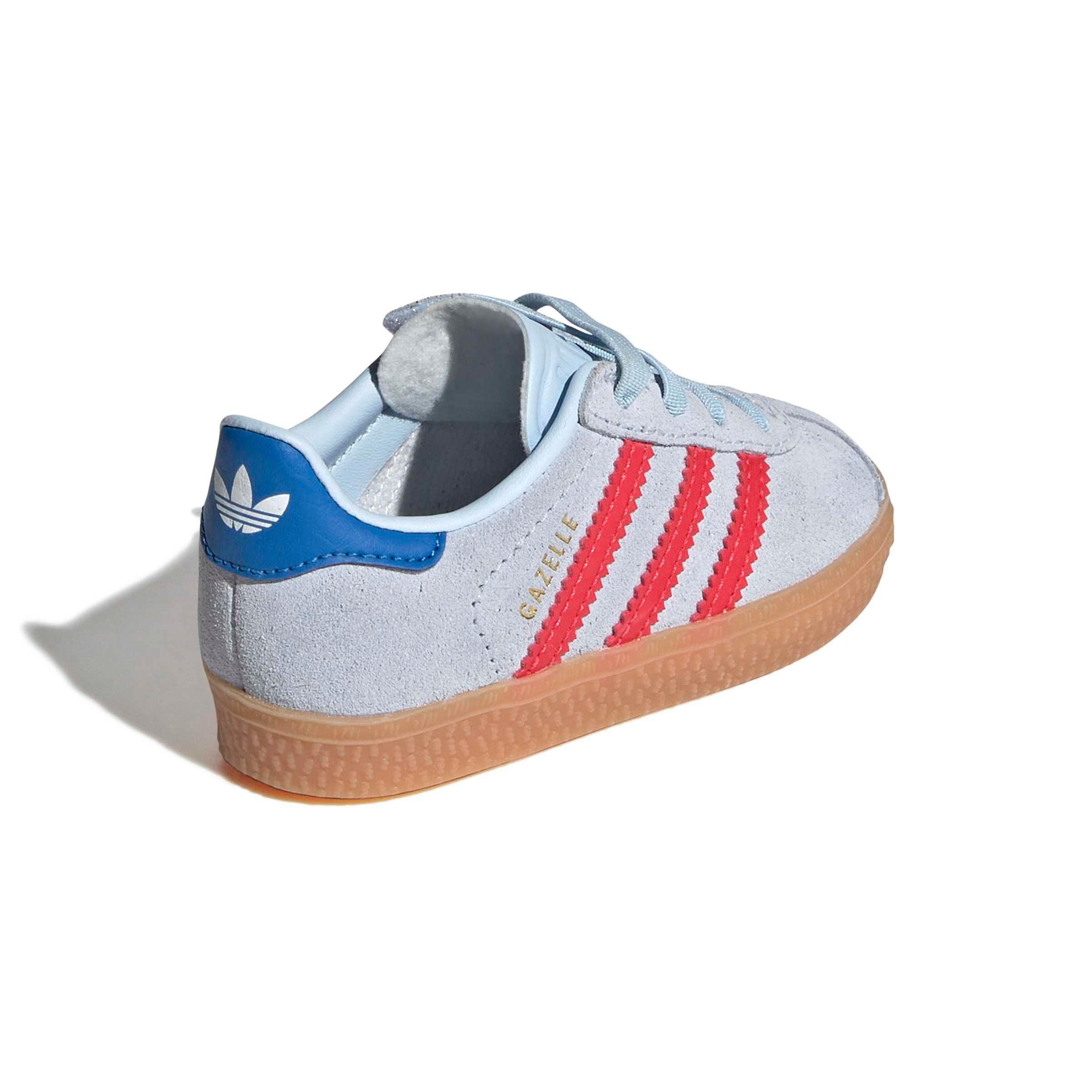 adidas Originals Gazelle CCEL Infant Boys' "Crystal Sky/Semi Lucid Red/Bluebird" Shoe