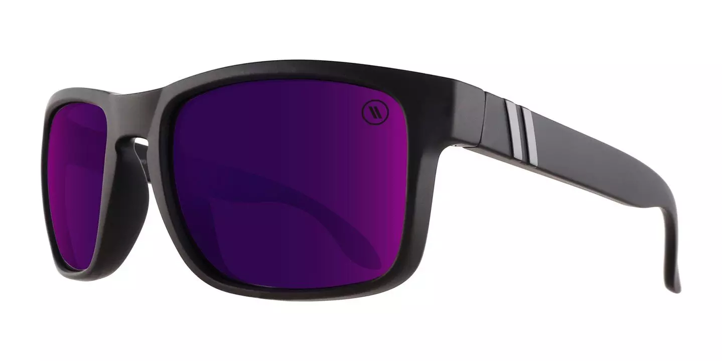Blenders Canyon Dark Halo Polarized Mirrored Sunglasses - PURPLE