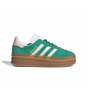 adidas Originals Gazelle Bold "Bold Green/Ftwr White/Gold Metallic" Grade School Girls' Shoe