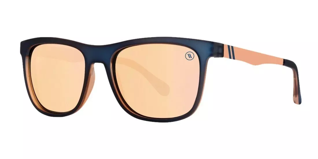 Blenders Charter Rockabye Polarized Mirrored Sunglasses - BLACK