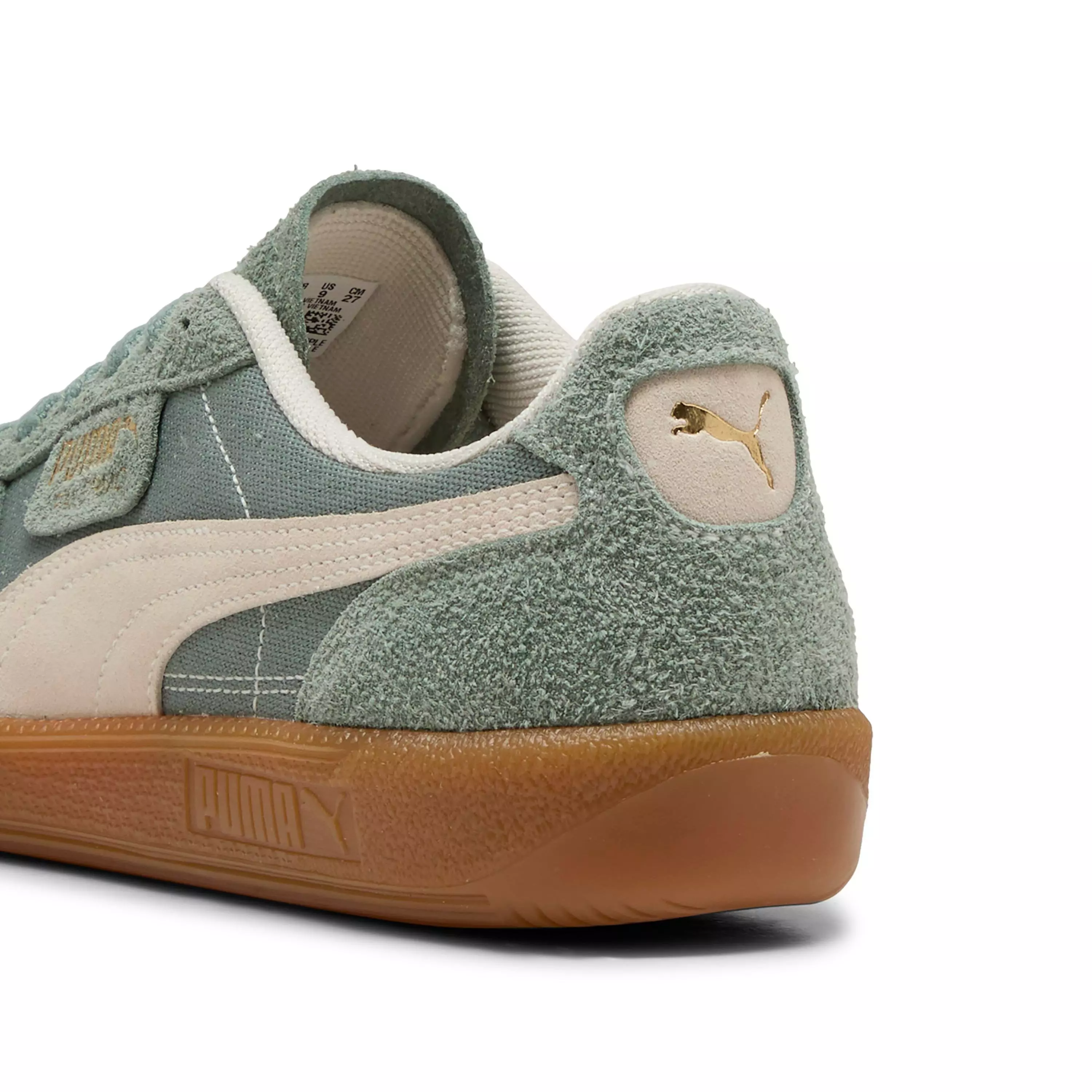 PUMA Palermo Vintage "Green/Beige" Women's Shoe - GREEN/BEIGE