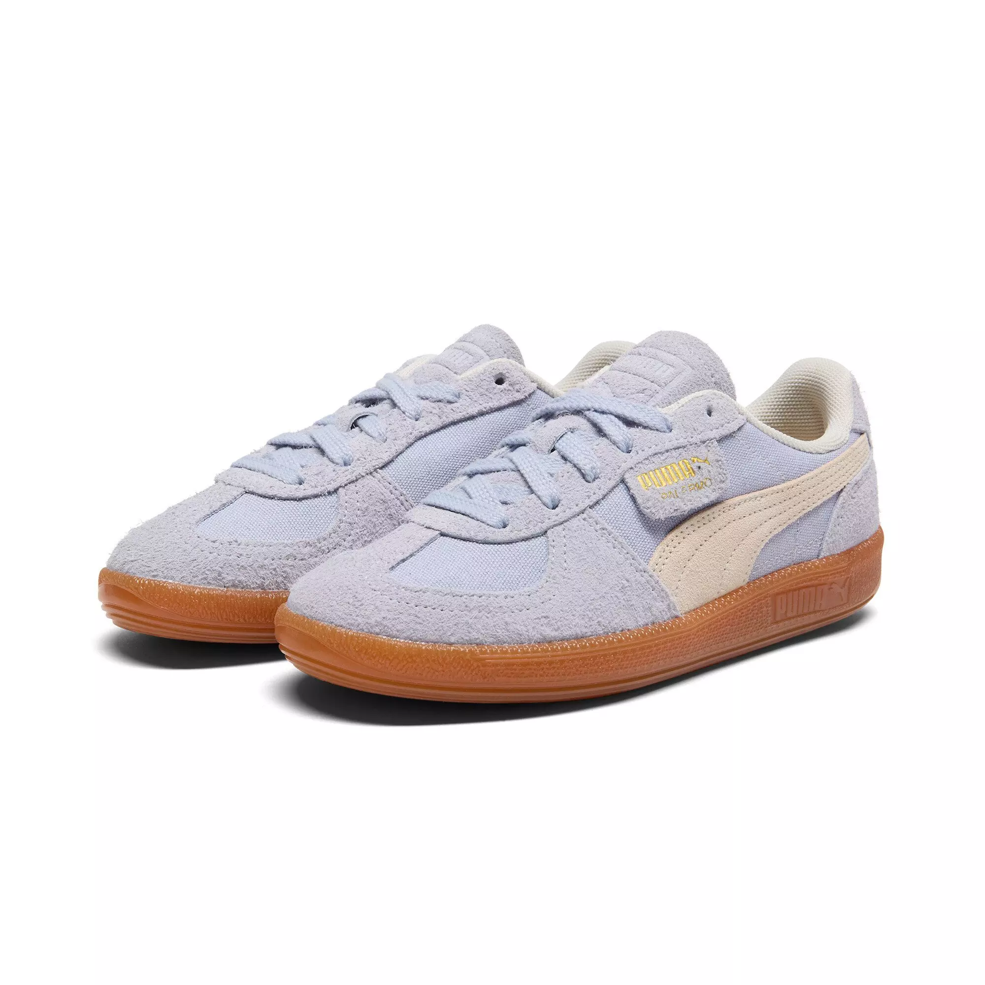 PUMA Palermo Vintage "Grey/White" Women's Shoe - GREY/WHITE