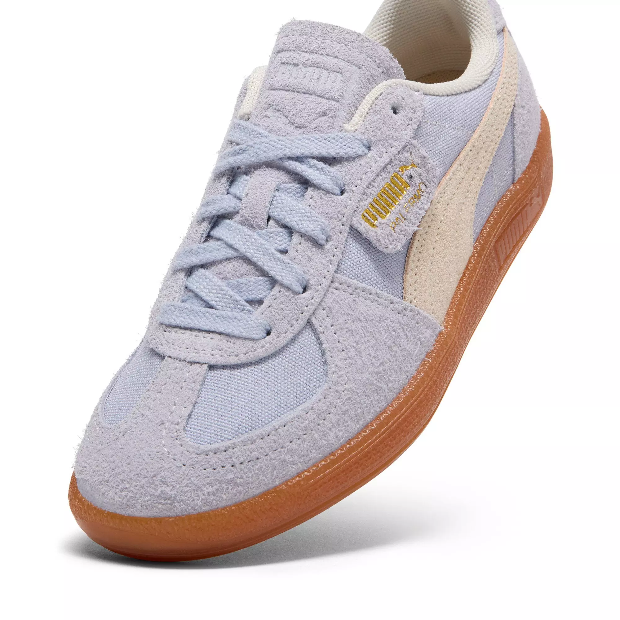 PUMA Palermo Vintage "Grey/White" Women's Shoe - GREY/WHITE