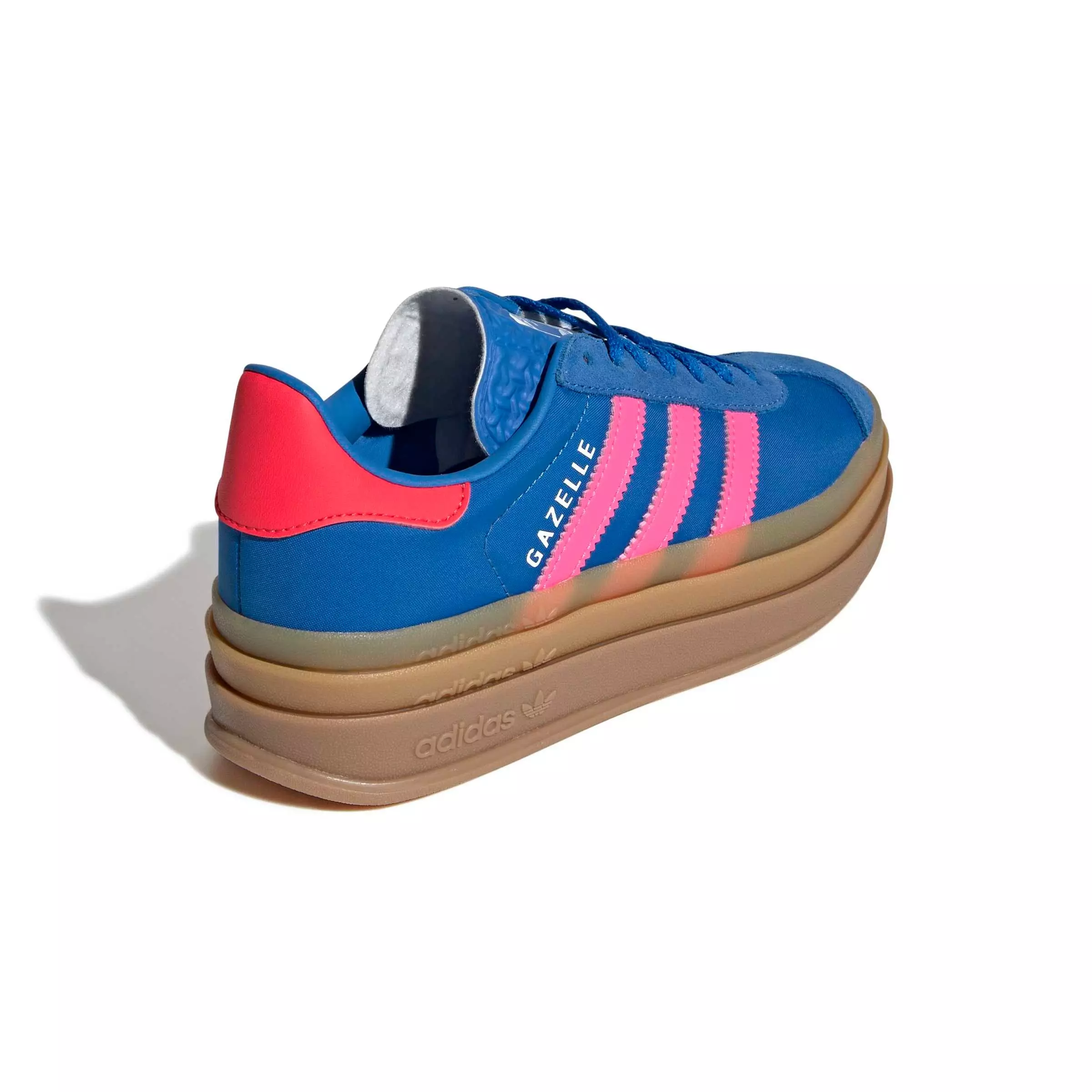 adidas Originals Gazelle Bold "Bluebird/Lucid Pink/Ftwr White" Grade School Girls' Shoe - BLUEBIRD/PINK/WHITE
