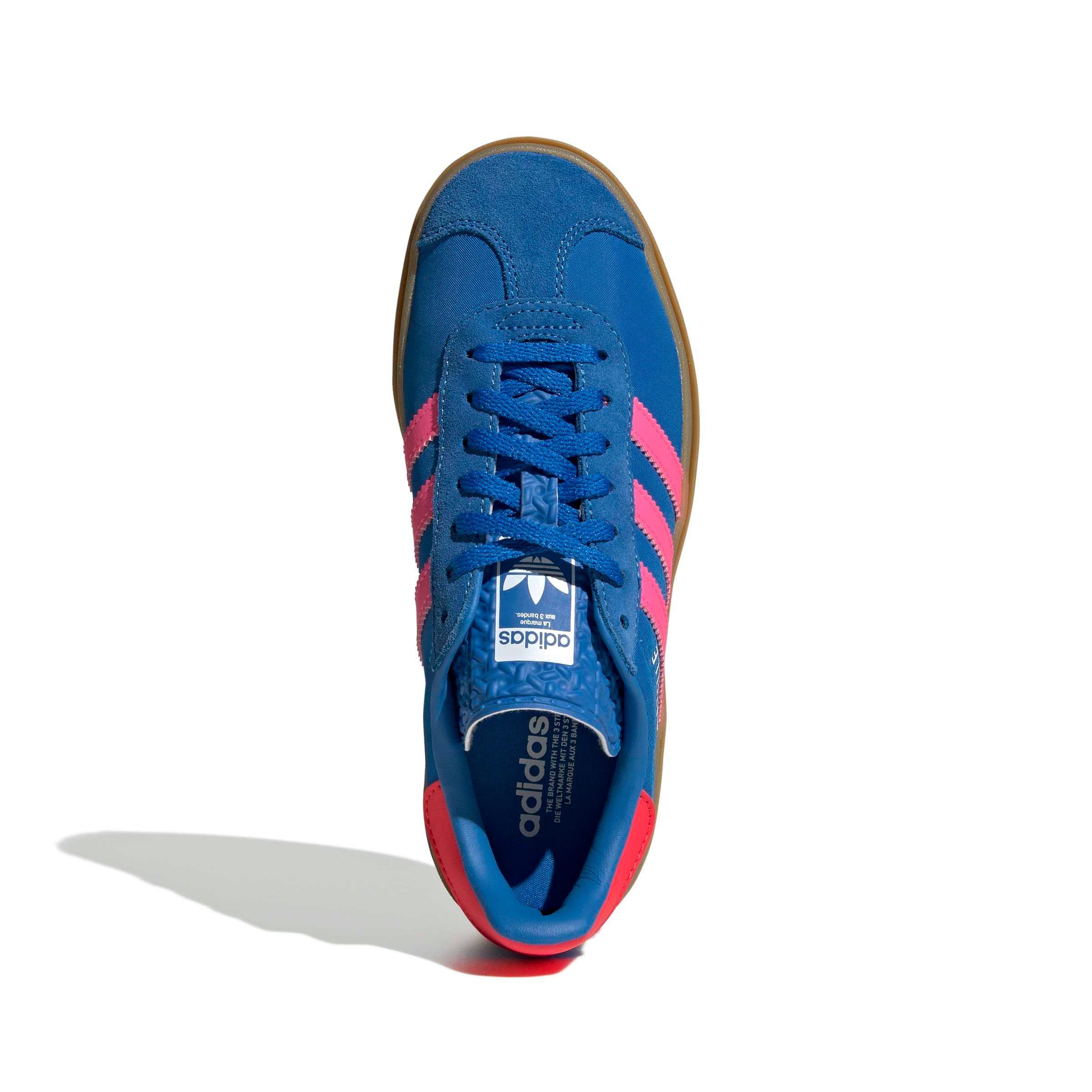 adidas Originals Gazelle Bold "Bluebird/Lucid Pink/Ftwr White" Grade School Girls' Shoe - BLUEBIRD/PINK/WHITE Thumbnail View 5