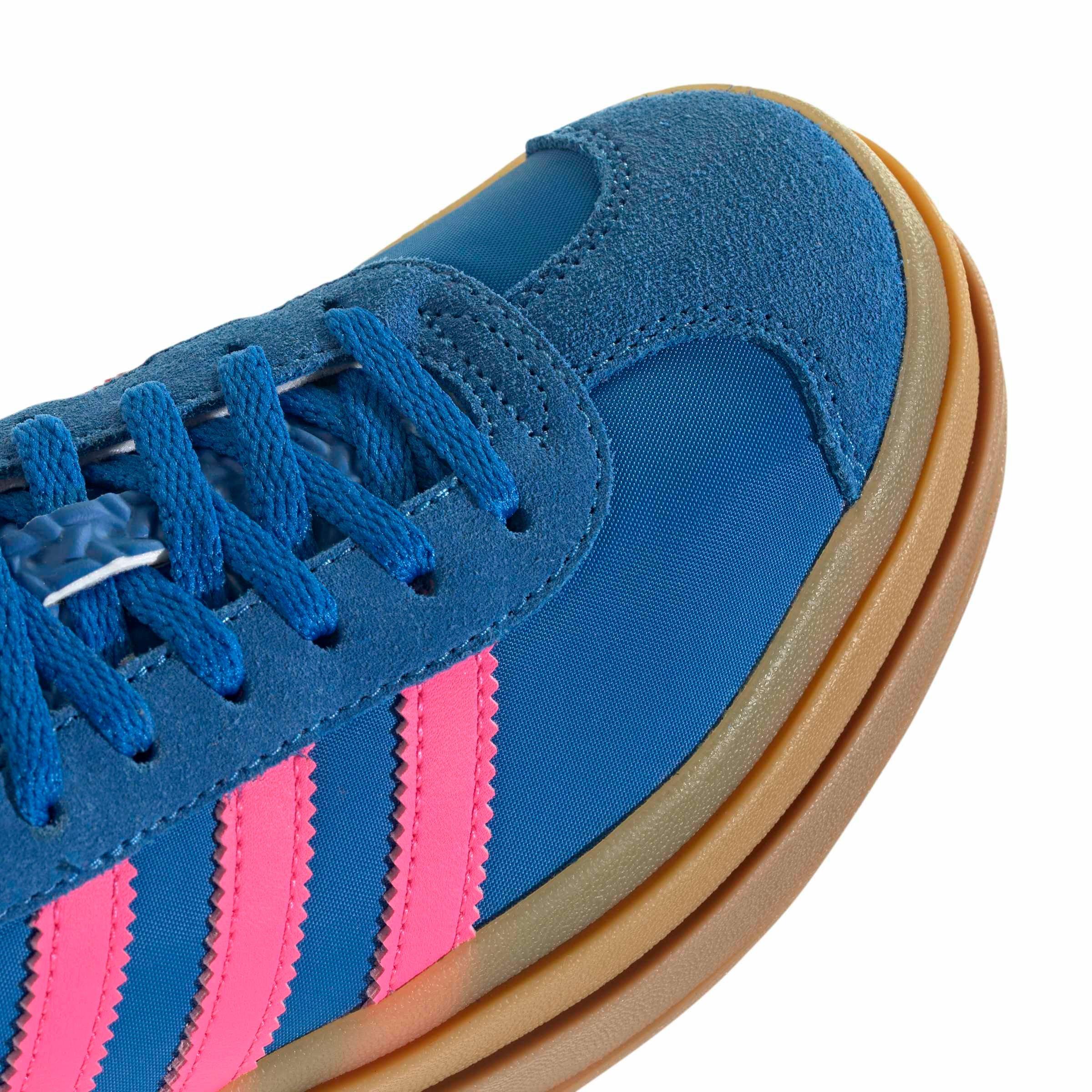adidas Originals Gazelle Bold "Bluebird/Lucid Pink/Ftwr White" Grade School Girls' Shoe - BLUEBIRD/PINK/WHITE Thumbnail View 8