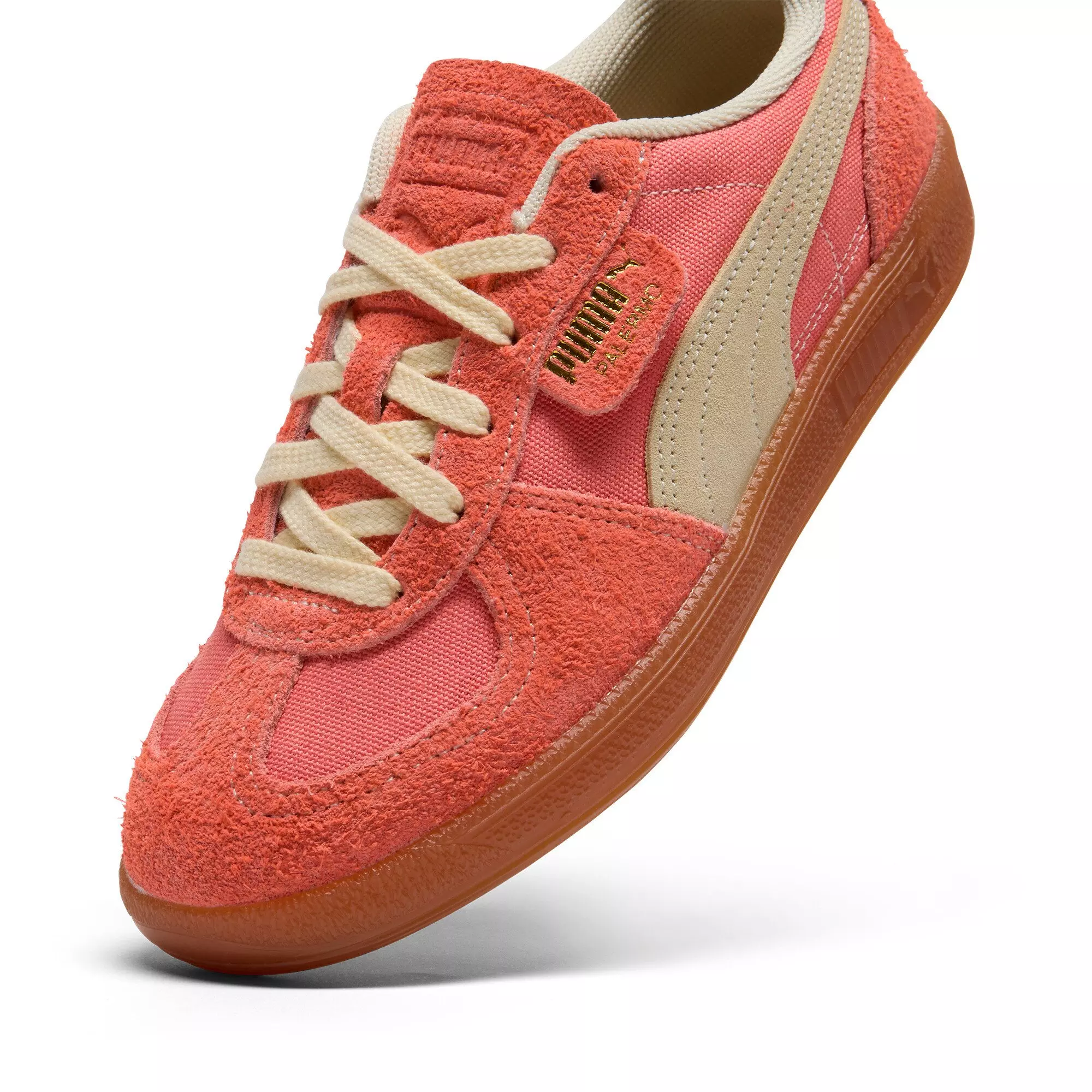 PUMA Palermo Vintage "Peach Frost/Creamy Vanilla" Women's Shoe - PEACH/VANILLA