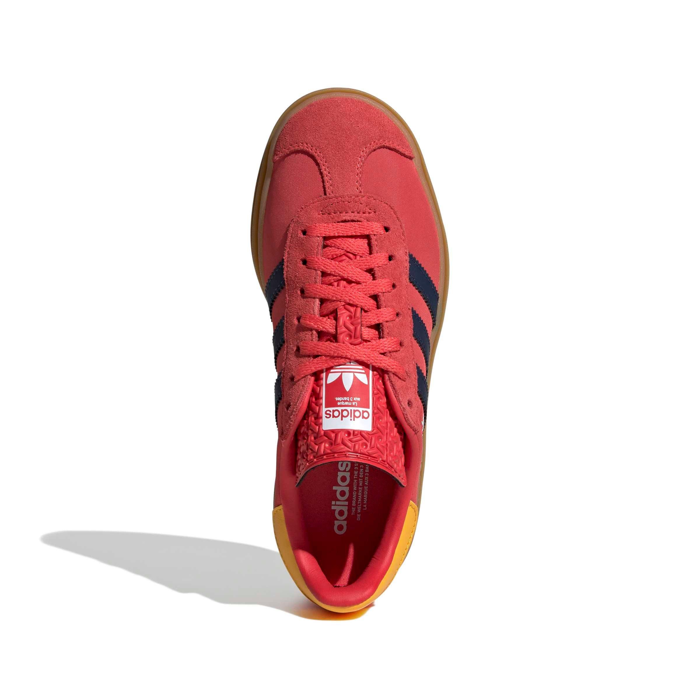 adidas Originals Gazelle Bold "Semi Lucid Red/Night Indigo/Ftwr White" Grade School Girls' Shoe - RED/INDIGO/WHITE Thumbnail View 5