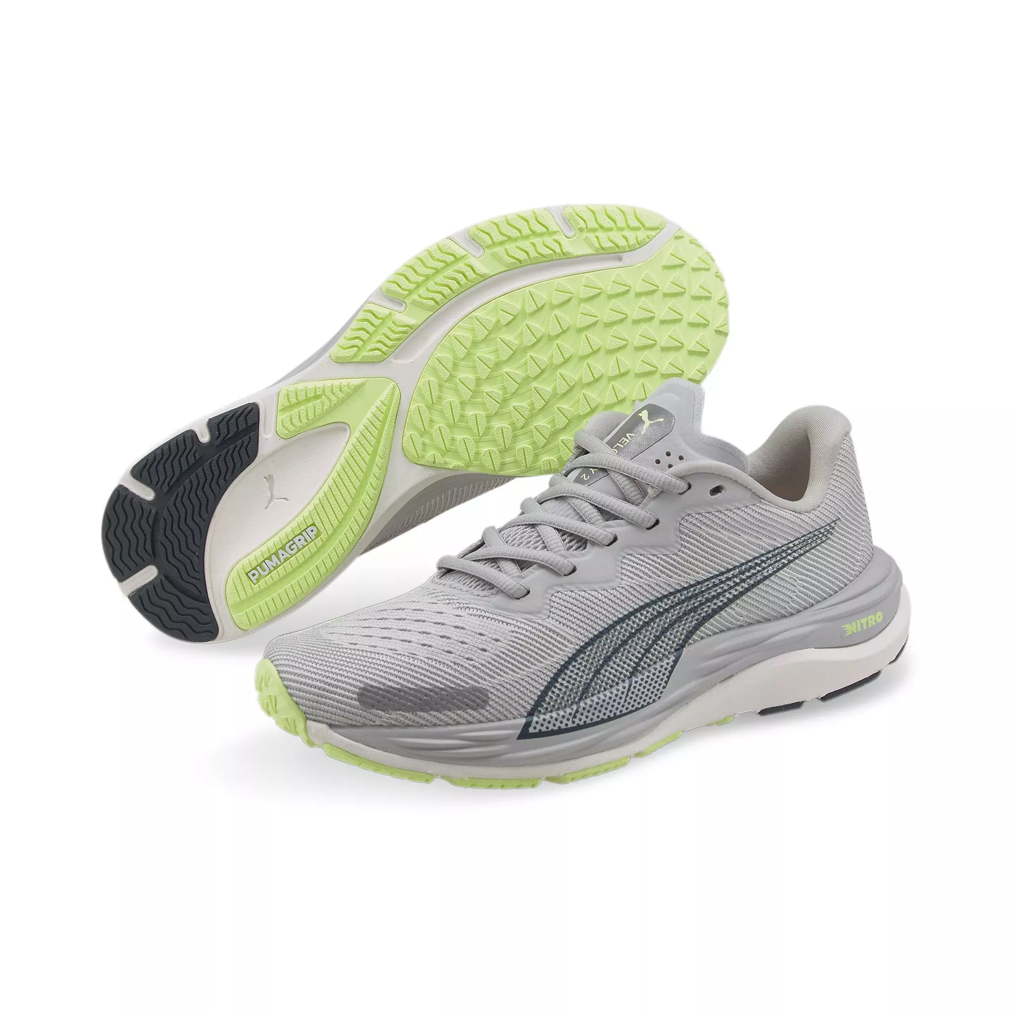 PUMA Velocity Nitro 2 "Harbor Mist/Fizzy Light" Women's Running Shoe - LT GREY