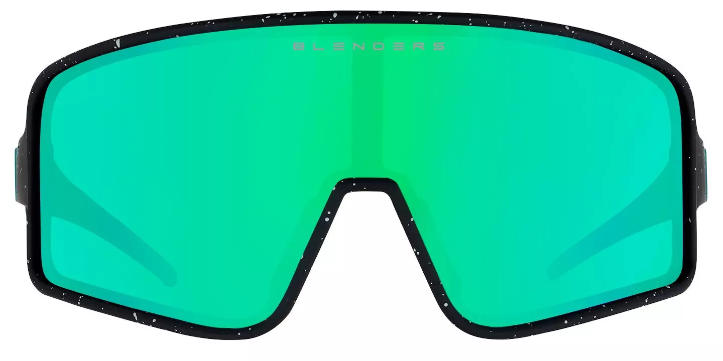 Blenders Eclipse Jaded Tiger Polarized Mirrored Sunglasses - GREEN