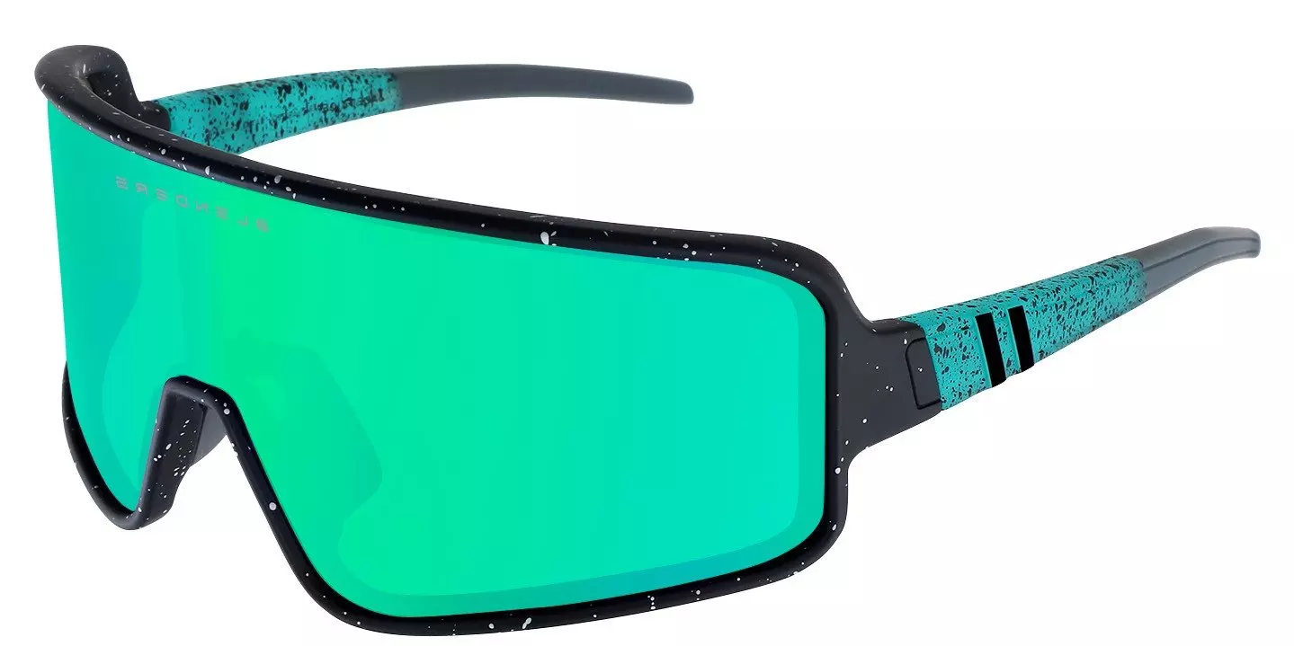 Blenders Eclipse Jaded Tiger Polarized Mirrored Sunglasses - GREEN